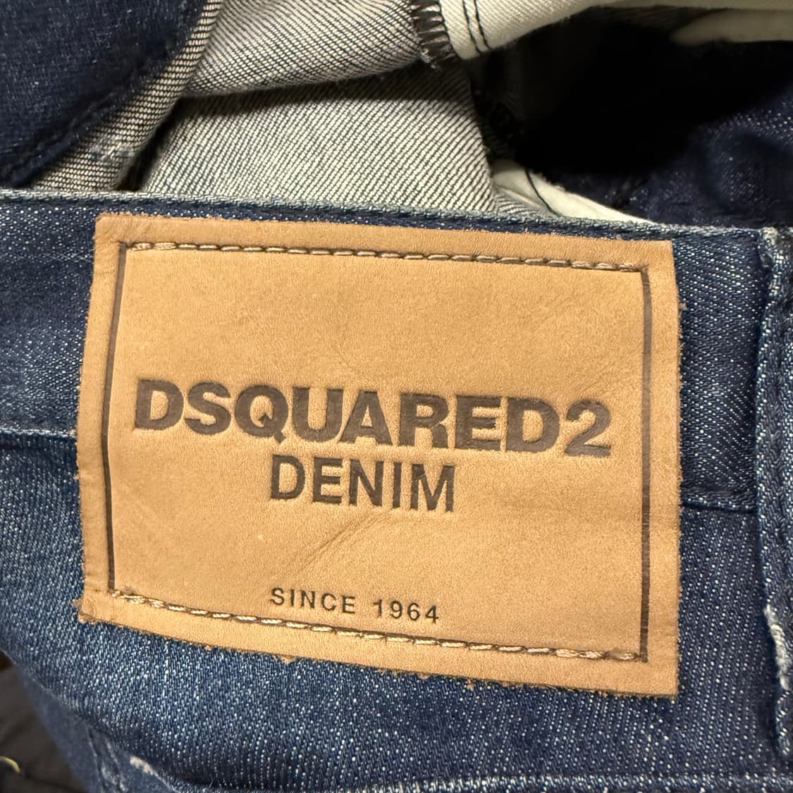 [정품/44] DSQUARED2 스플래터 데님 청바지 b15 상품이미지5