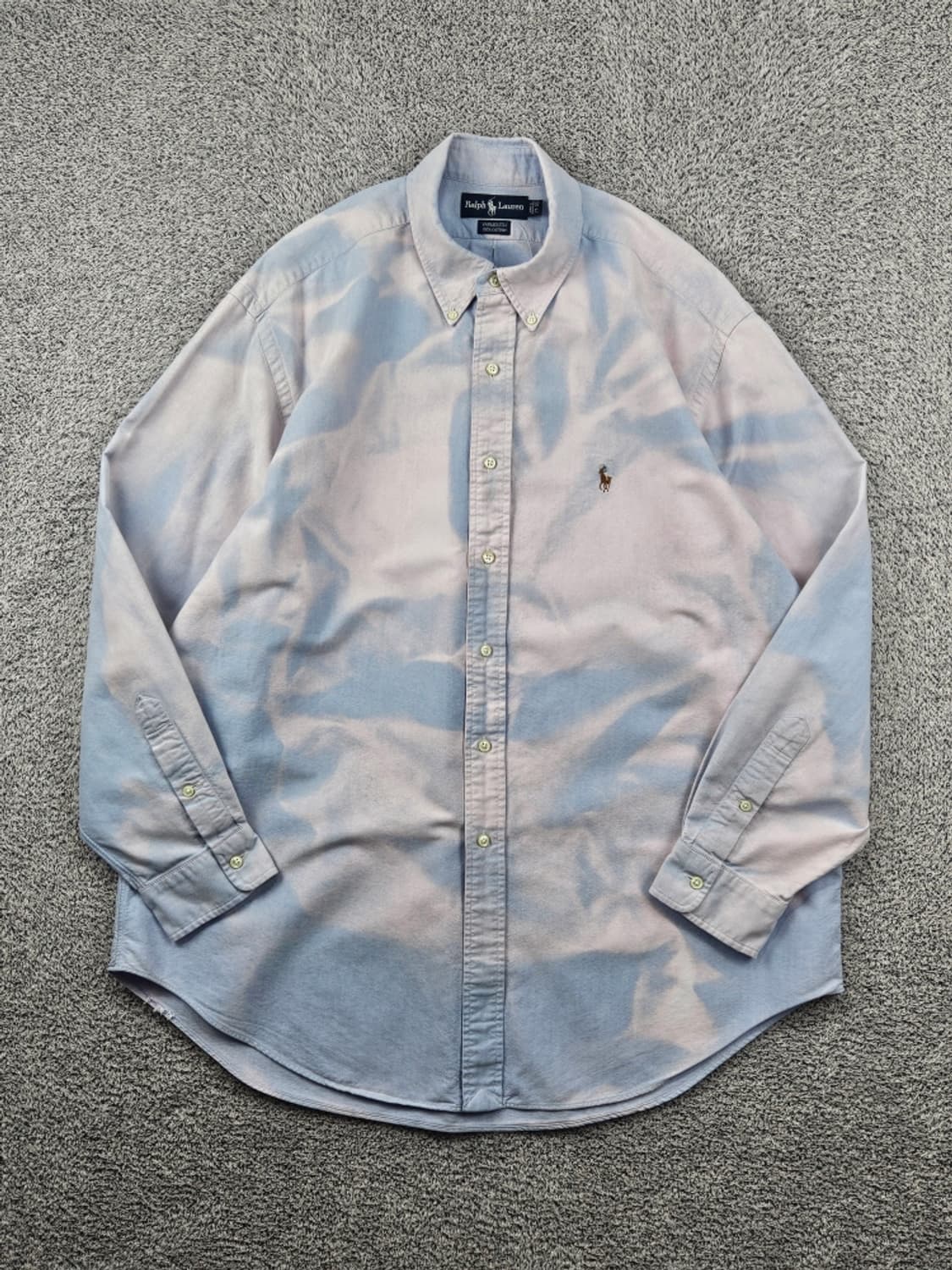 폴로랄프로렌 버튼다운 셔츠 다잉커스텀 (2XL추정) / 11805 상품이미지2