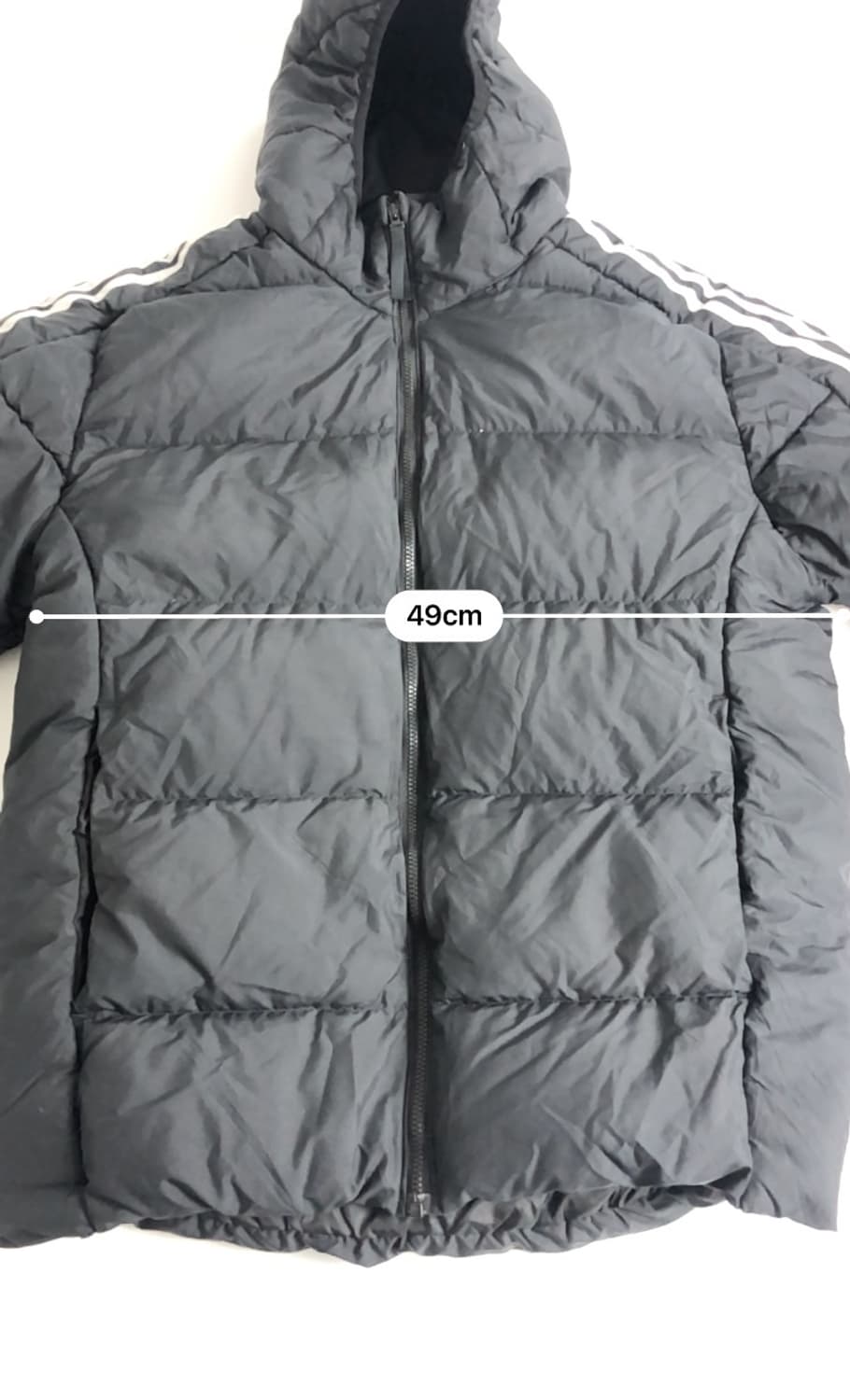 아디다스 숏 덕다운 패딩 우먼XL 상품이미지9