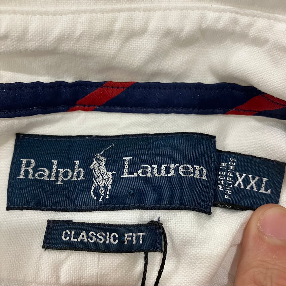 117 2XL 폴로 셔츠 화이트 상품이미지3