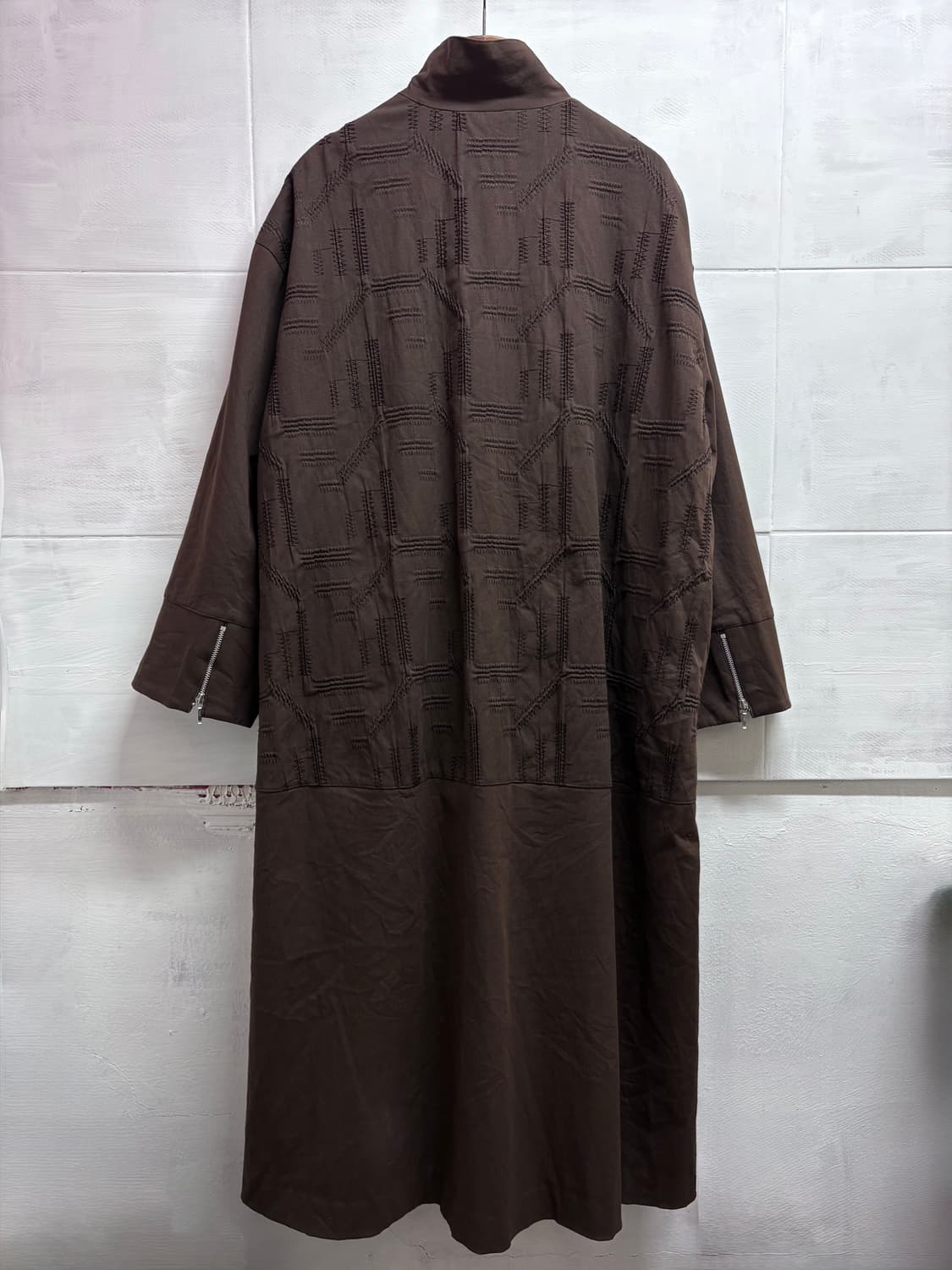 EIKO KONDO 아카이브 파이톤 포인트 롱 맥스 코트  상품이미지8