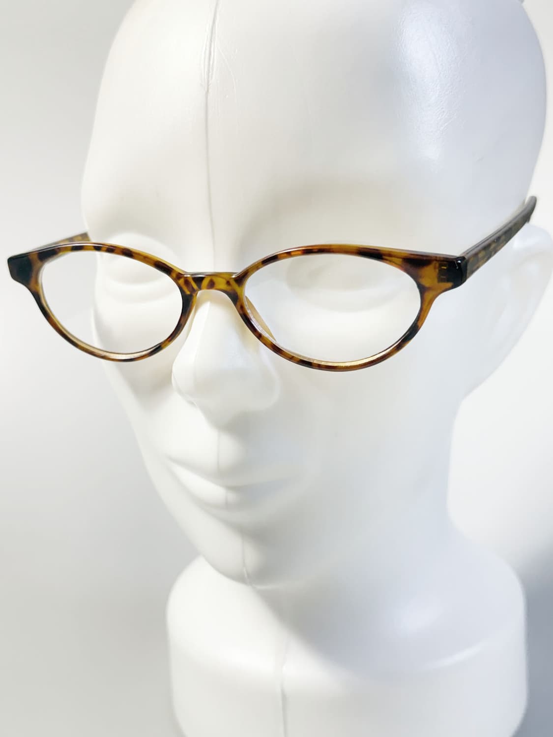 90s JOANNA 토터스쉘 뿔테 오벌 프레임 빈티지 안경 상품이미지8