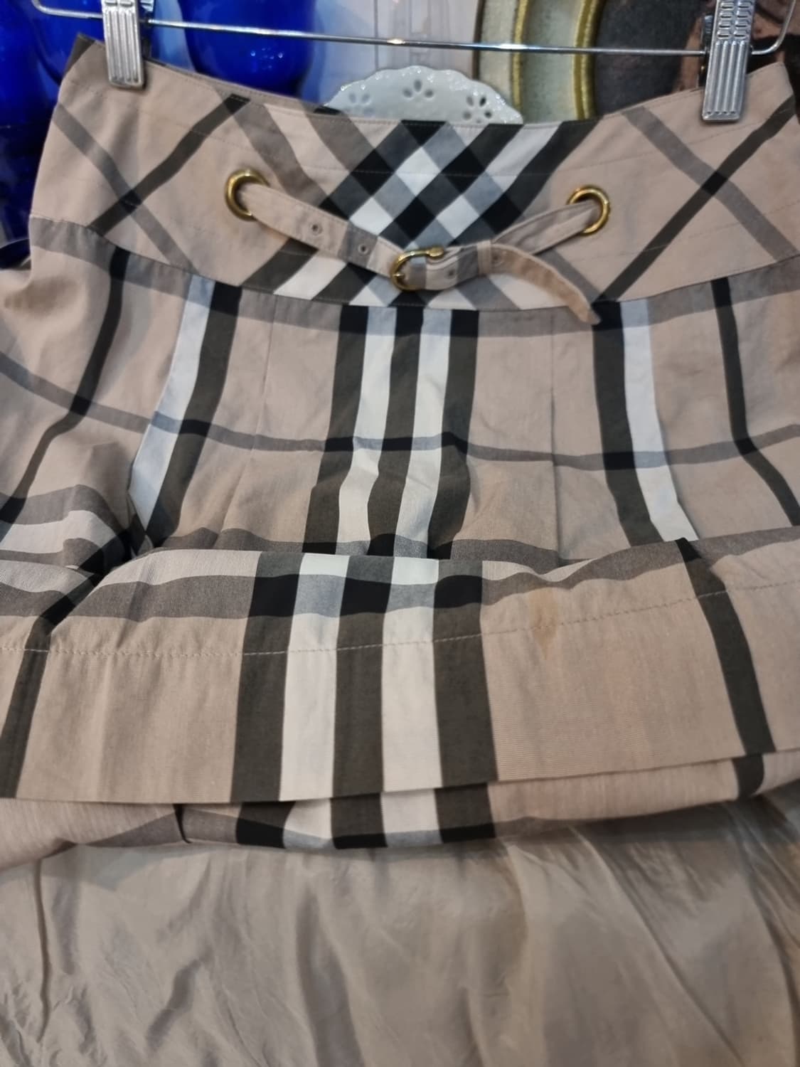 버버리 런던(BURBERRY LONDON) 체크 플리츠 스커트 상품이미지2