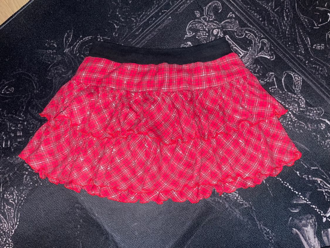 펑크 타탄체크 캉캉스커트  상품이미지1