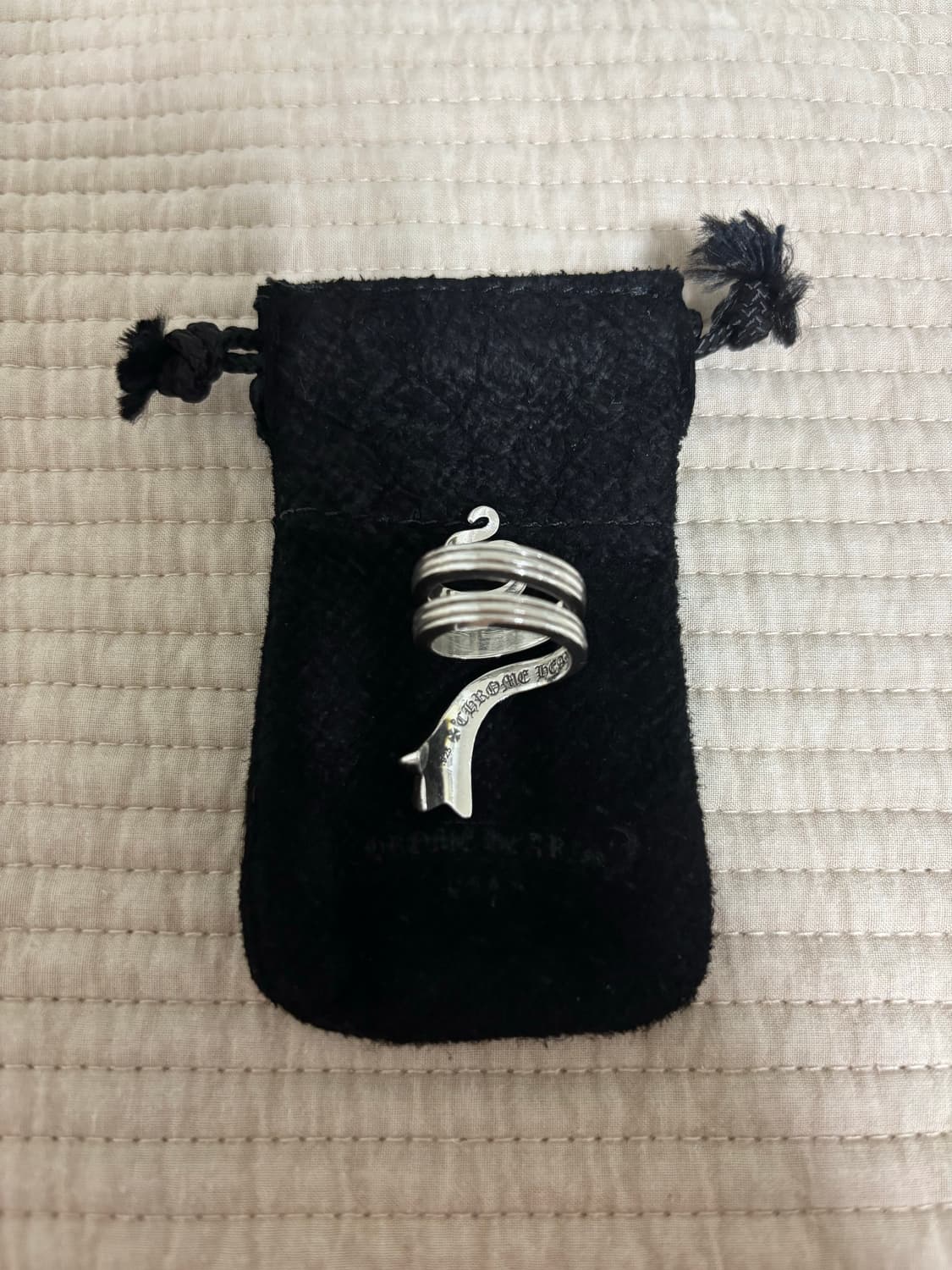 크롬하츠 크로스테일 스네이크링 판매 상품이미지3