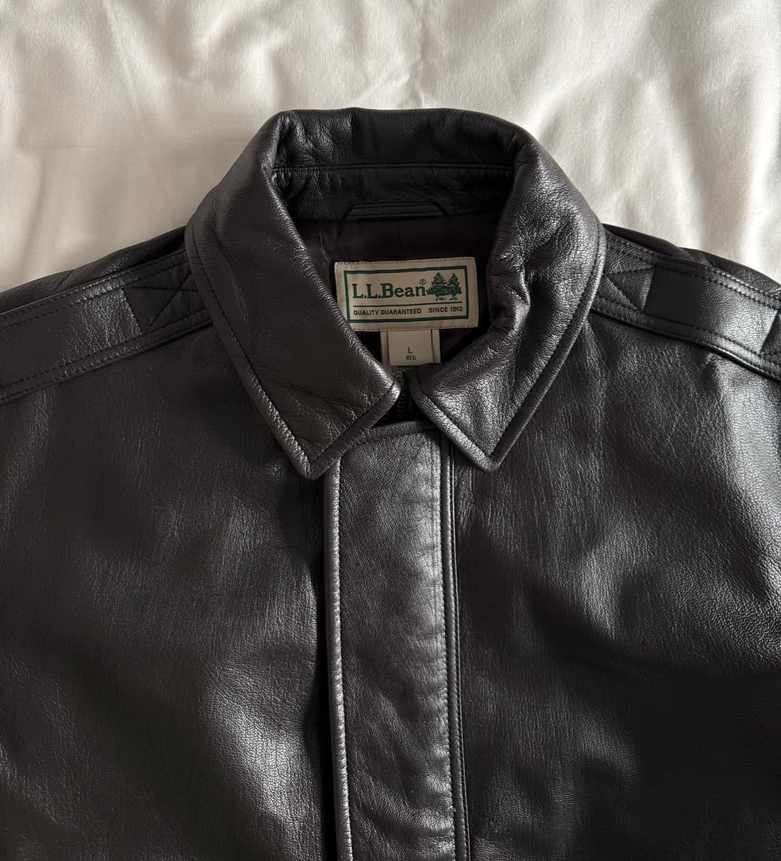 [L] 엘엘빈 ll bean a2 고트 레더 가죽자켓 상품이미지4