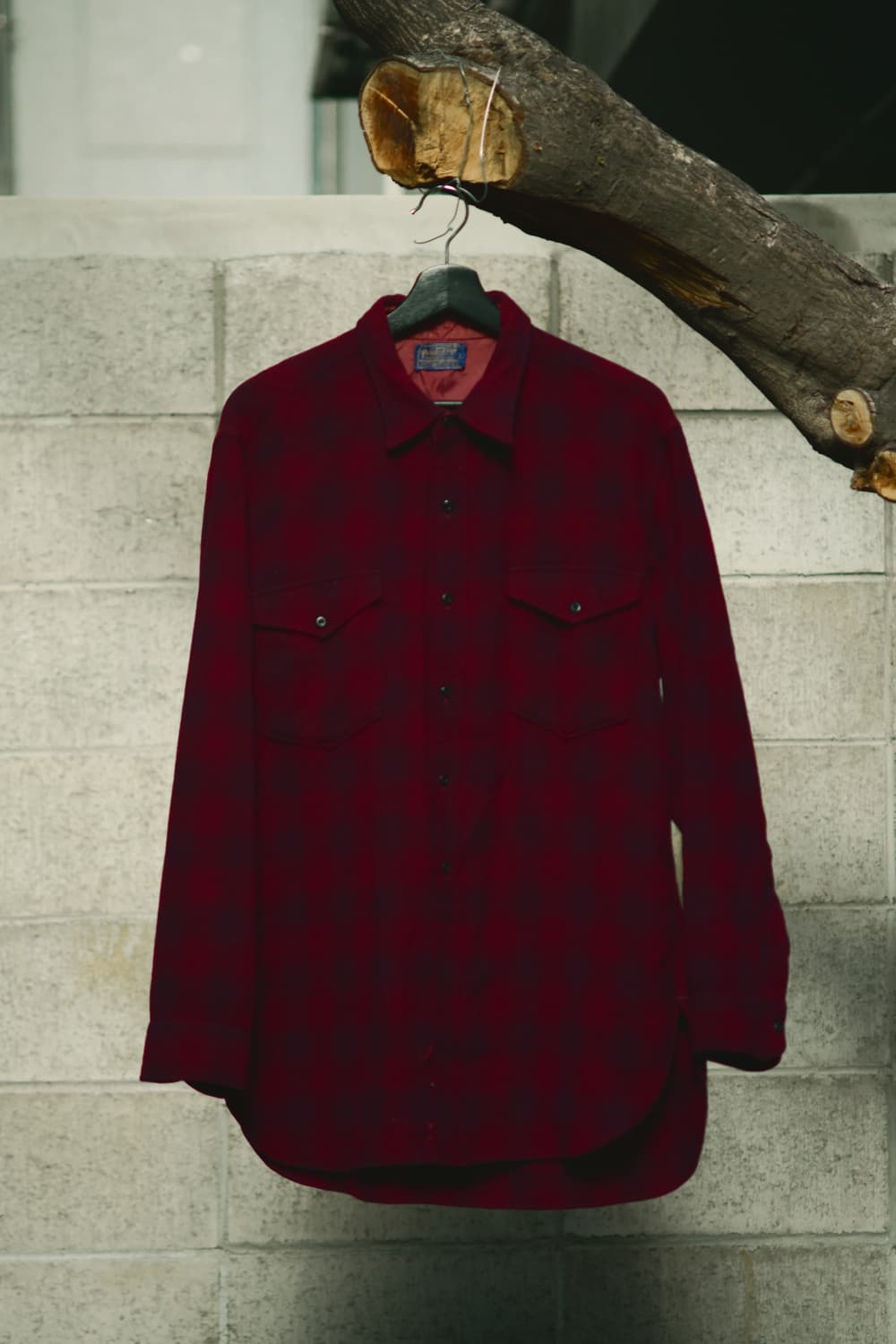 60s Pendleton 울 플란넬 셔츠 상품이미지1