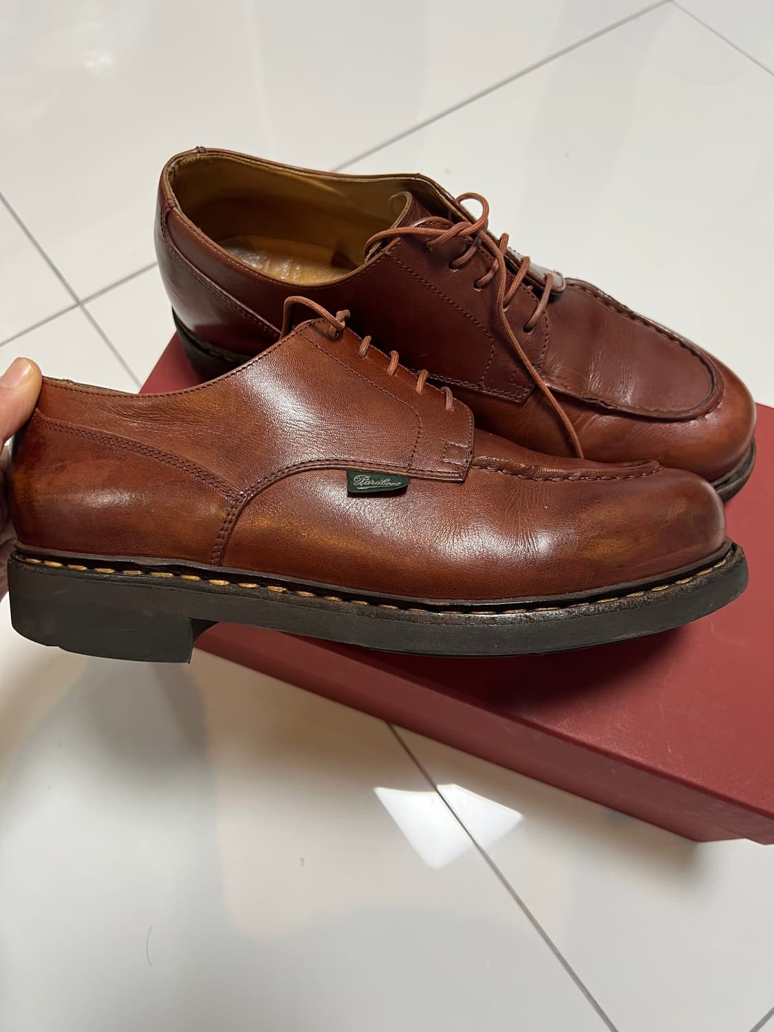 택포19) 파라부트 샴보드 마룬 uk6.5 255~260 상품이미지1