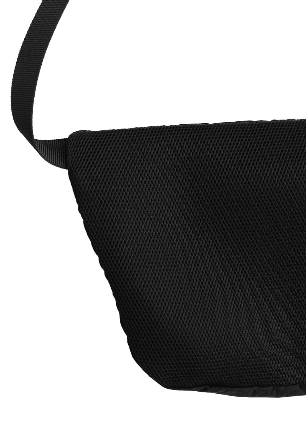 AMOMENTO + Sheer Nylon Belt Bag, Black 상품이미지4