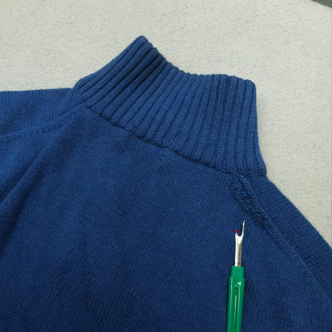 폴로 랄프 로렌 하프 버튼 니트 M 상품이미지7