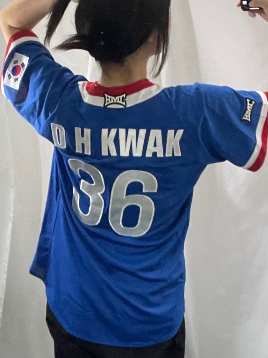 BIVIC 한국 36 블록코어 유니폼 블루 XL 상품이미지4