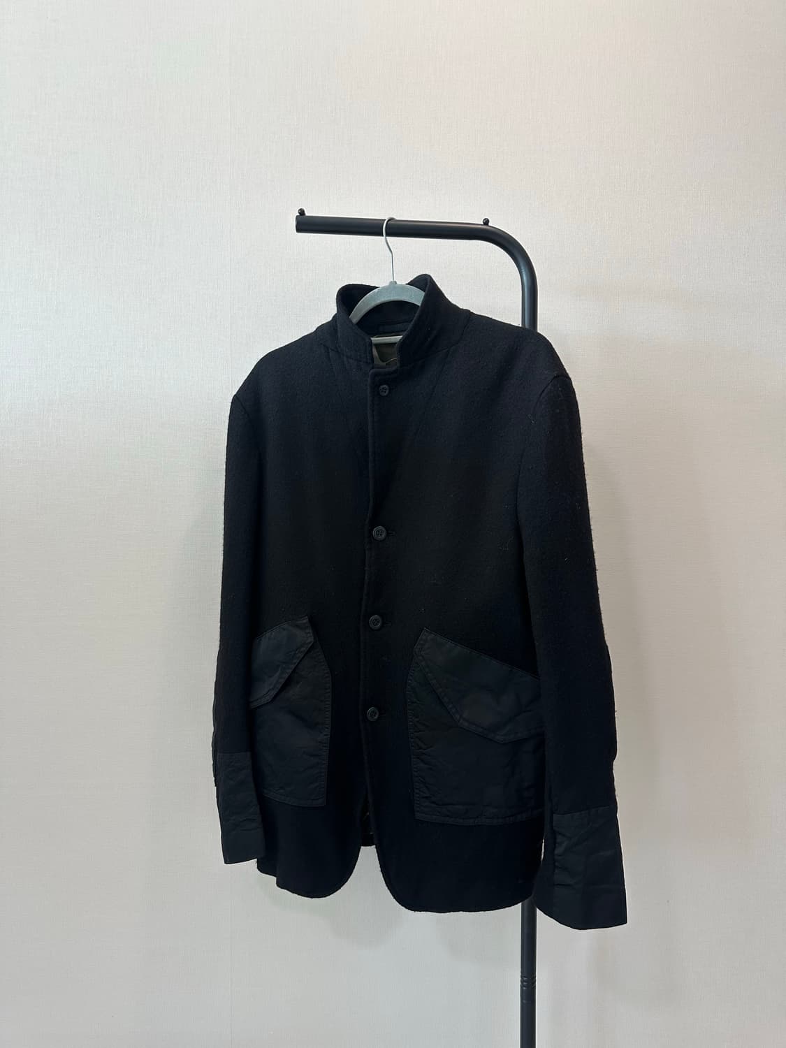 꼼데가르송 옴므 2016 나일론 포켓 울 블레이져 상품이미지1