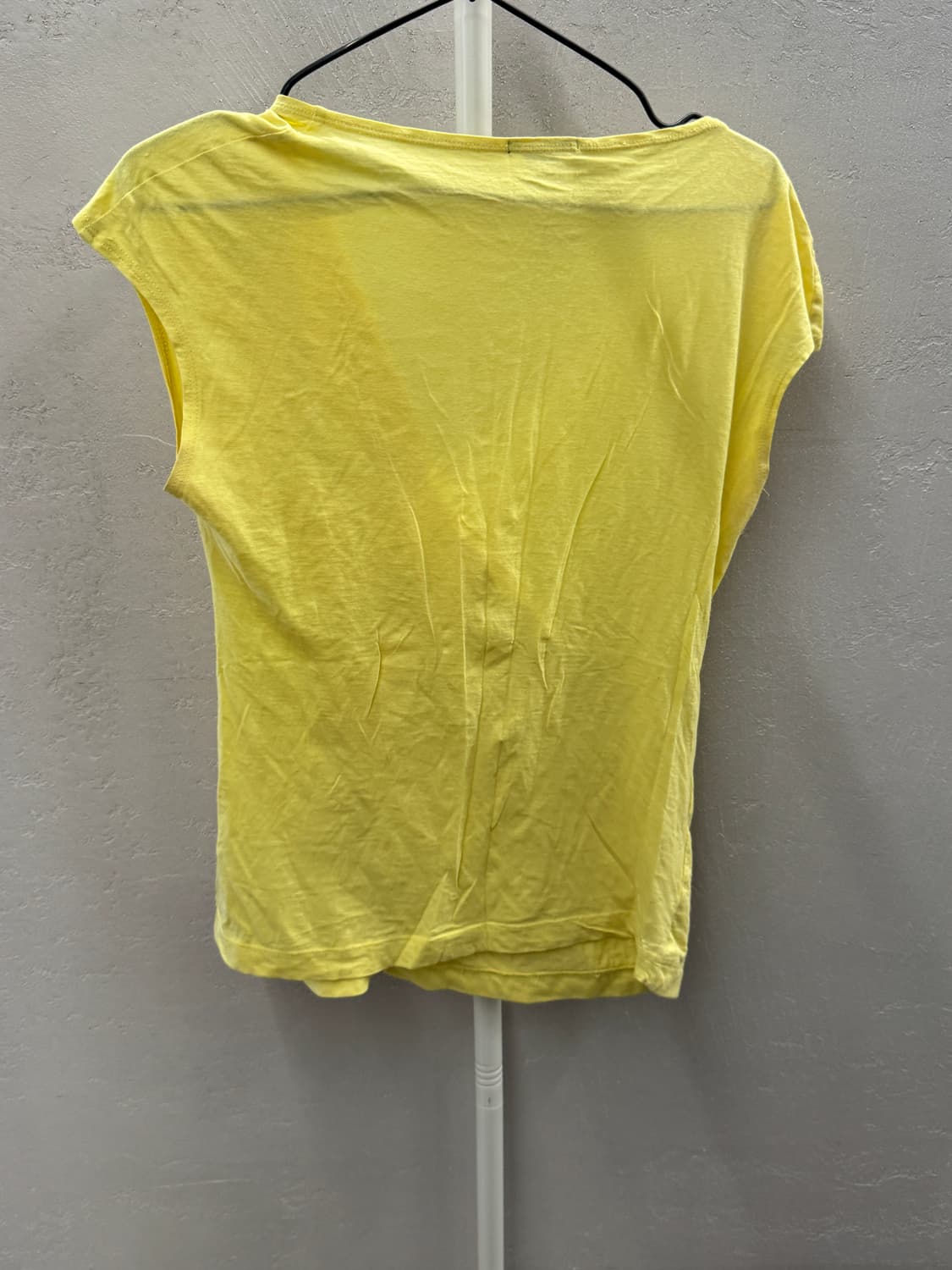 띠어리 옐로우 랩 스타일 반팔 티셔츠 M 상품이미지6