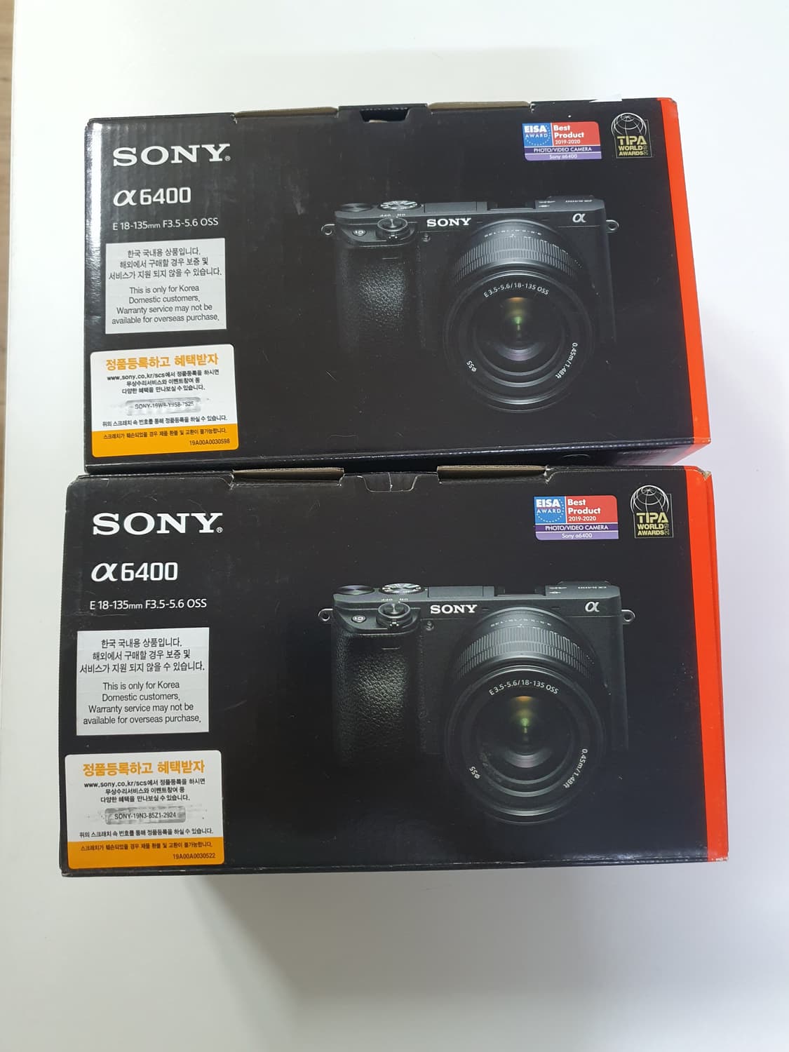 소니 A6400 미러리스 카메라 E 18-135mm 박스풀. A급 2대 상품이미지1