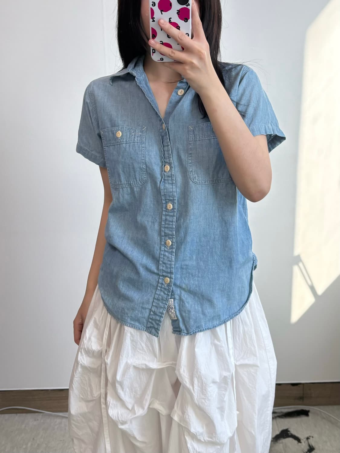 폴로 랄프로렌 데님 반팔 셔츠 상품이미지2