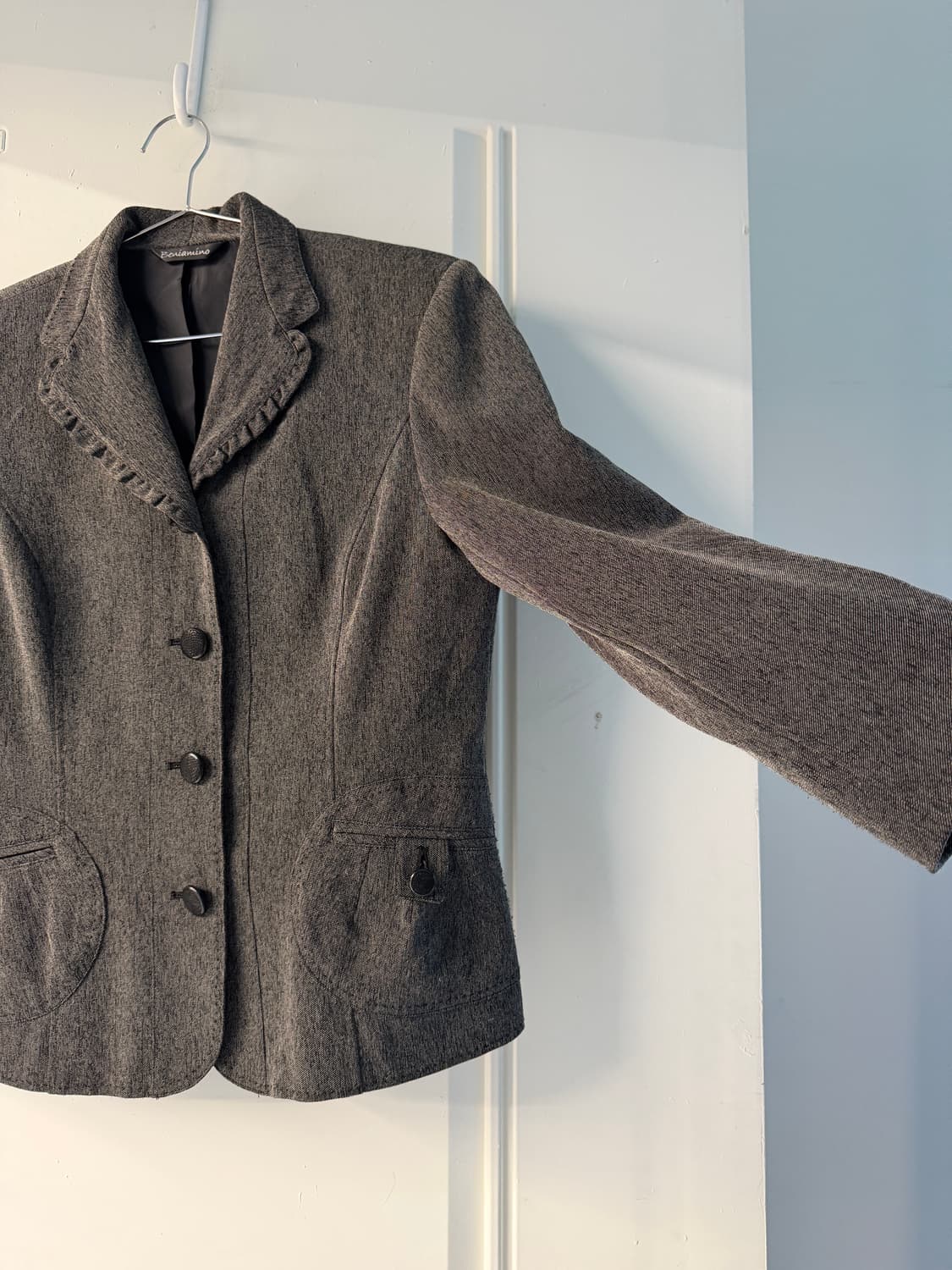 일본빈티지 프릴 블레이져 자켓 상품이미지7