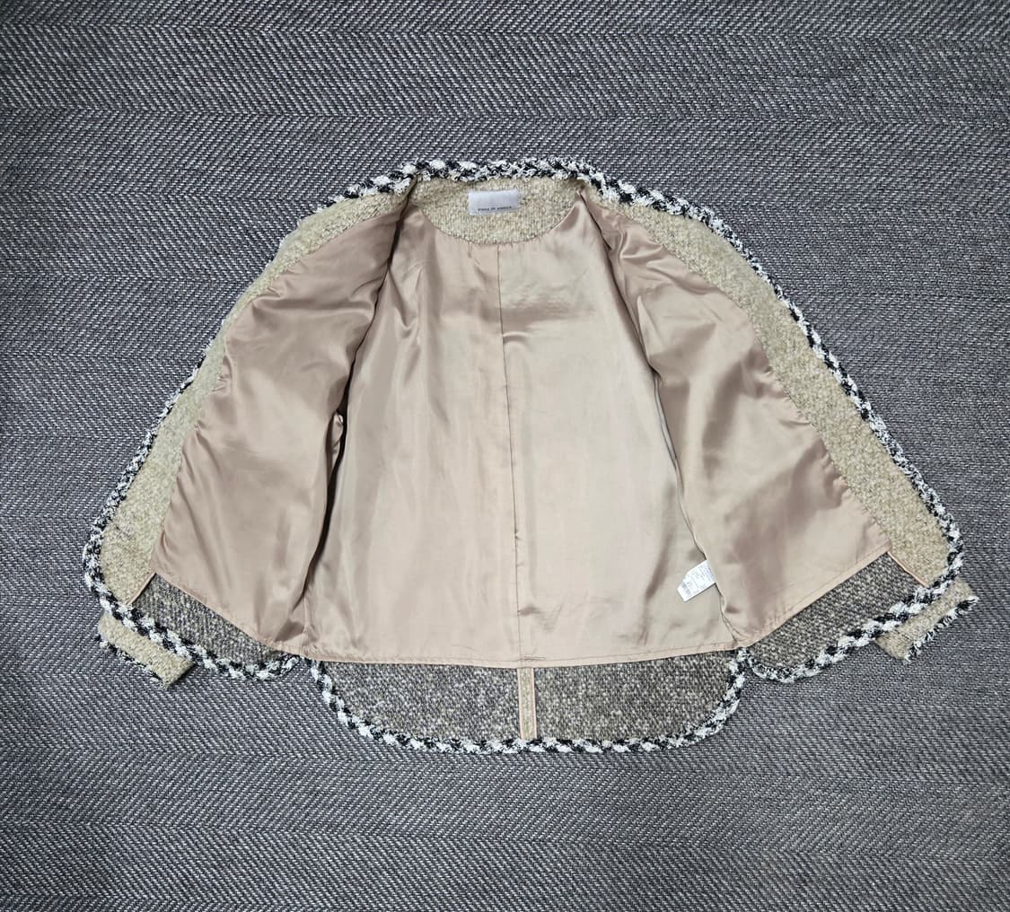 보브 VOICEOFVOICES 플랩포켓 트위드자켓 모94%자켓 상품이미지3