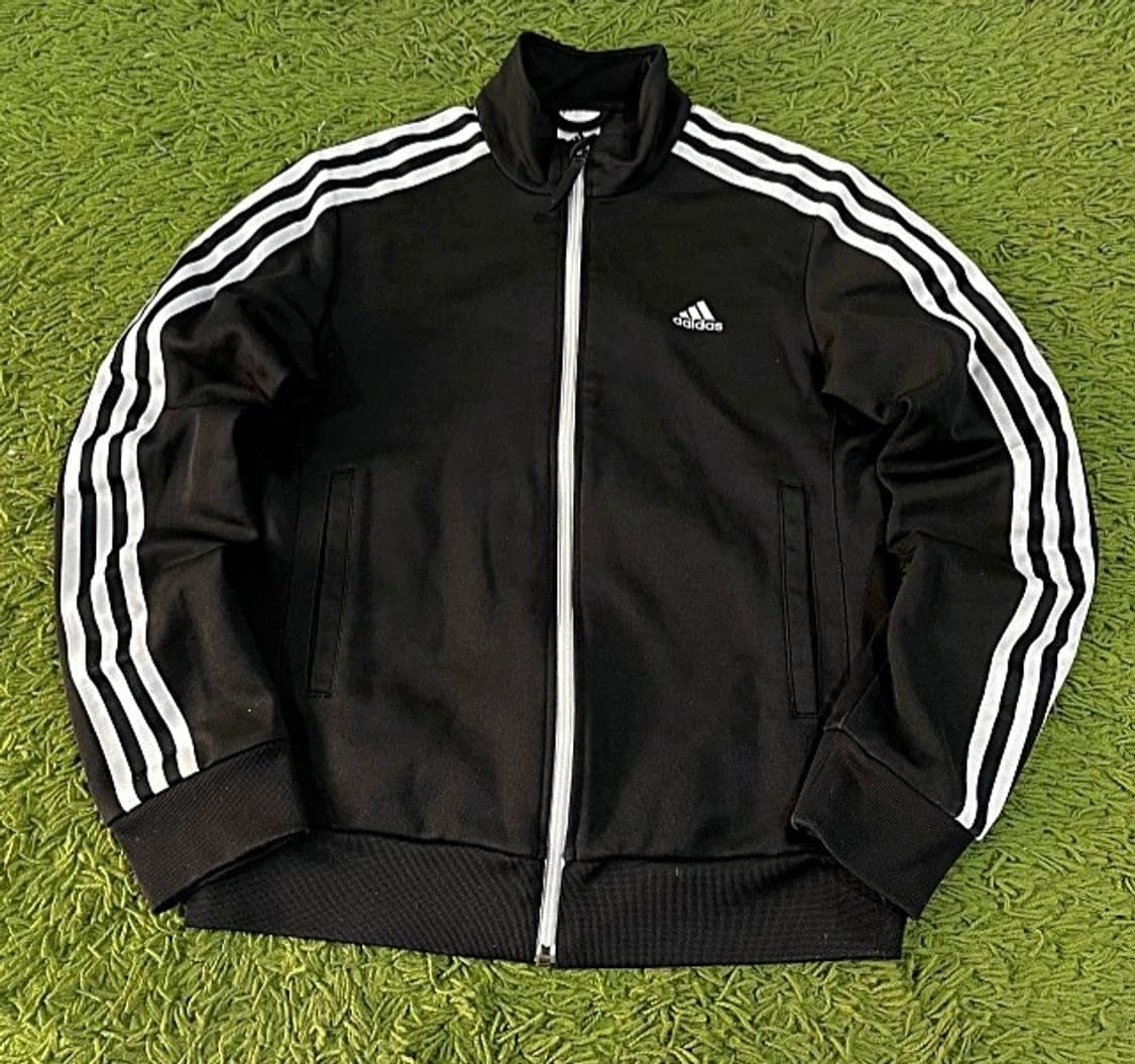 아디다스 블랙 검정 여자 트랙탑 져지집업 85/XS 상품이미지1