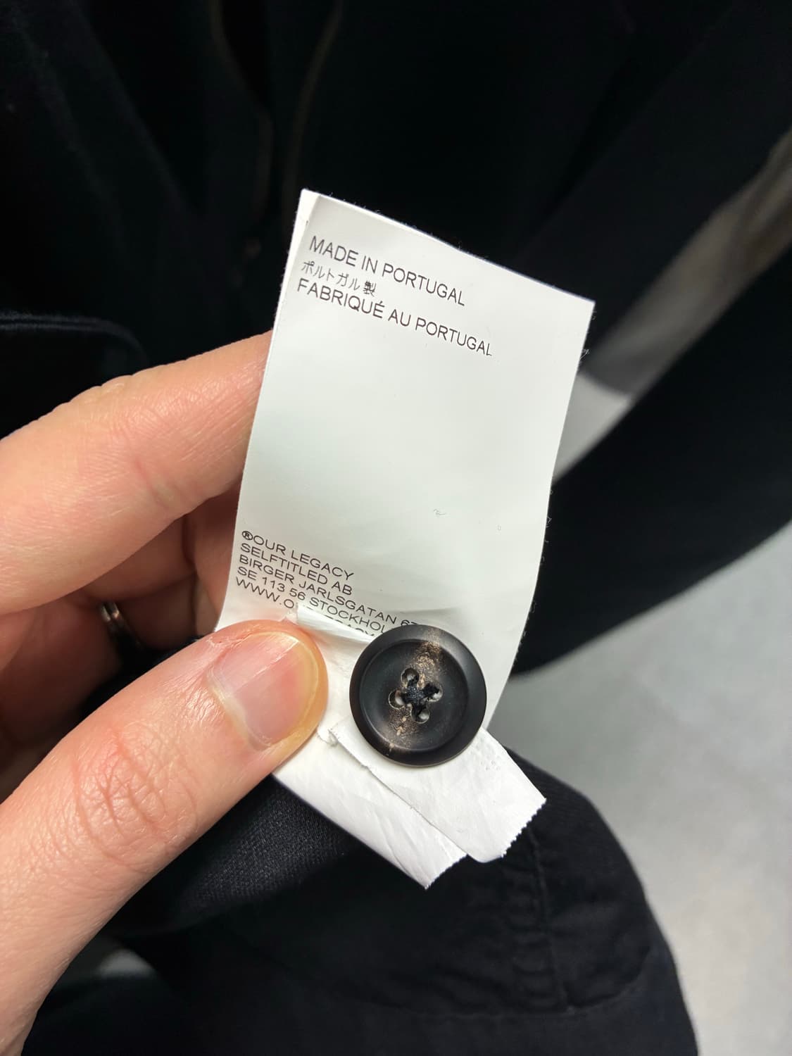 [L] 아워레가시 코치 자켓 블랙 상품이미지7