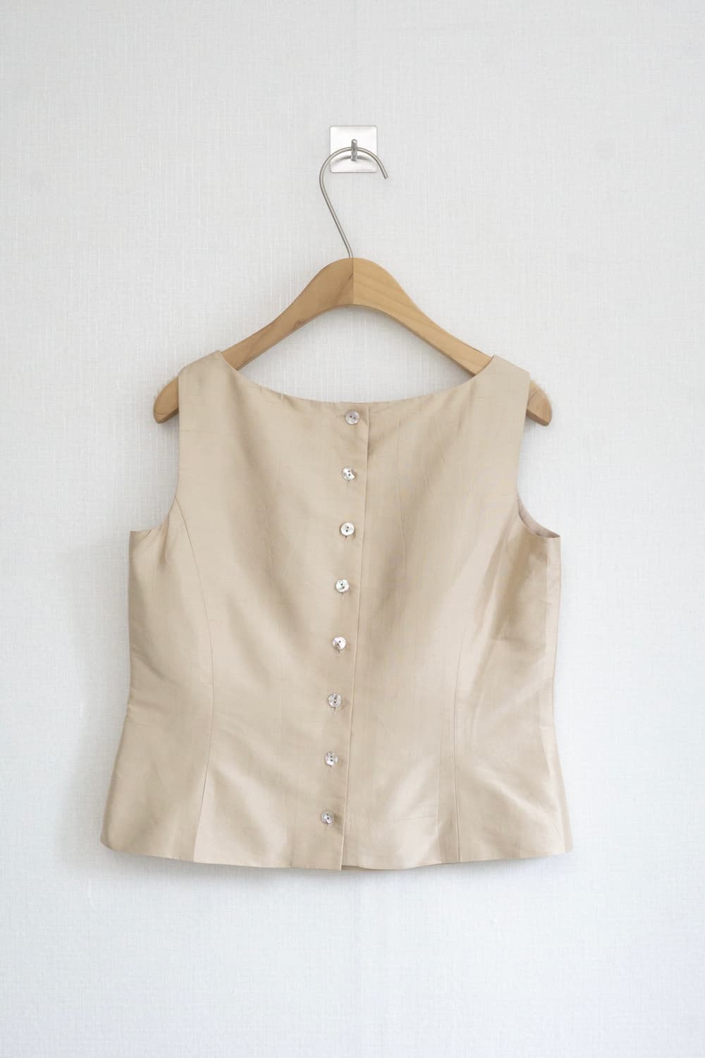 Talbots pure silk vest 상품이미지3