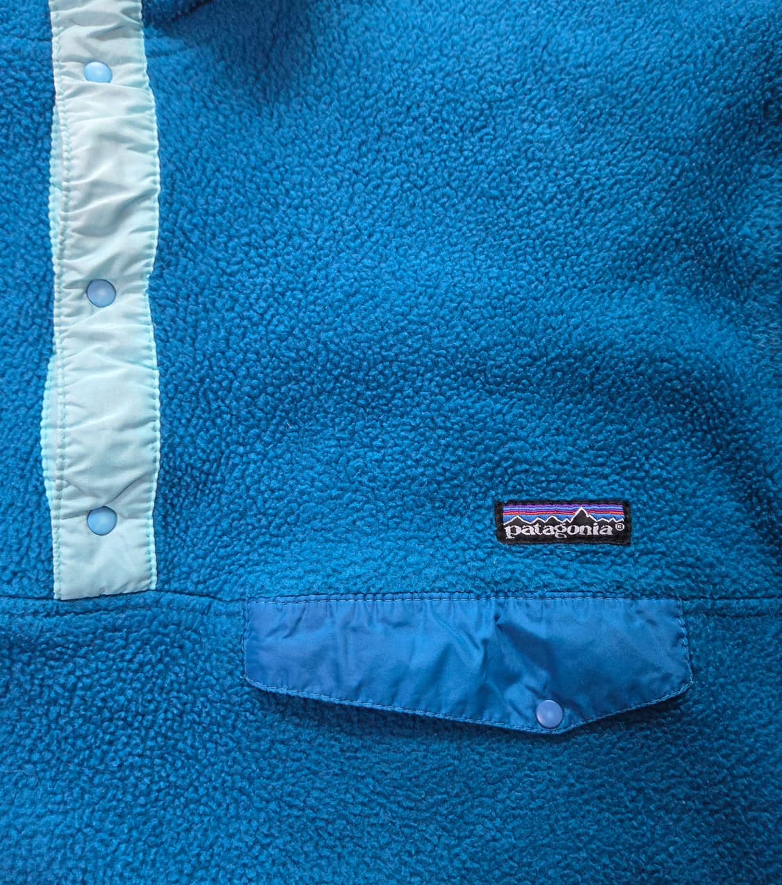 (XL)파타고니아 Usa 아카이브 블루 신칠라 플리스 상품이미지3