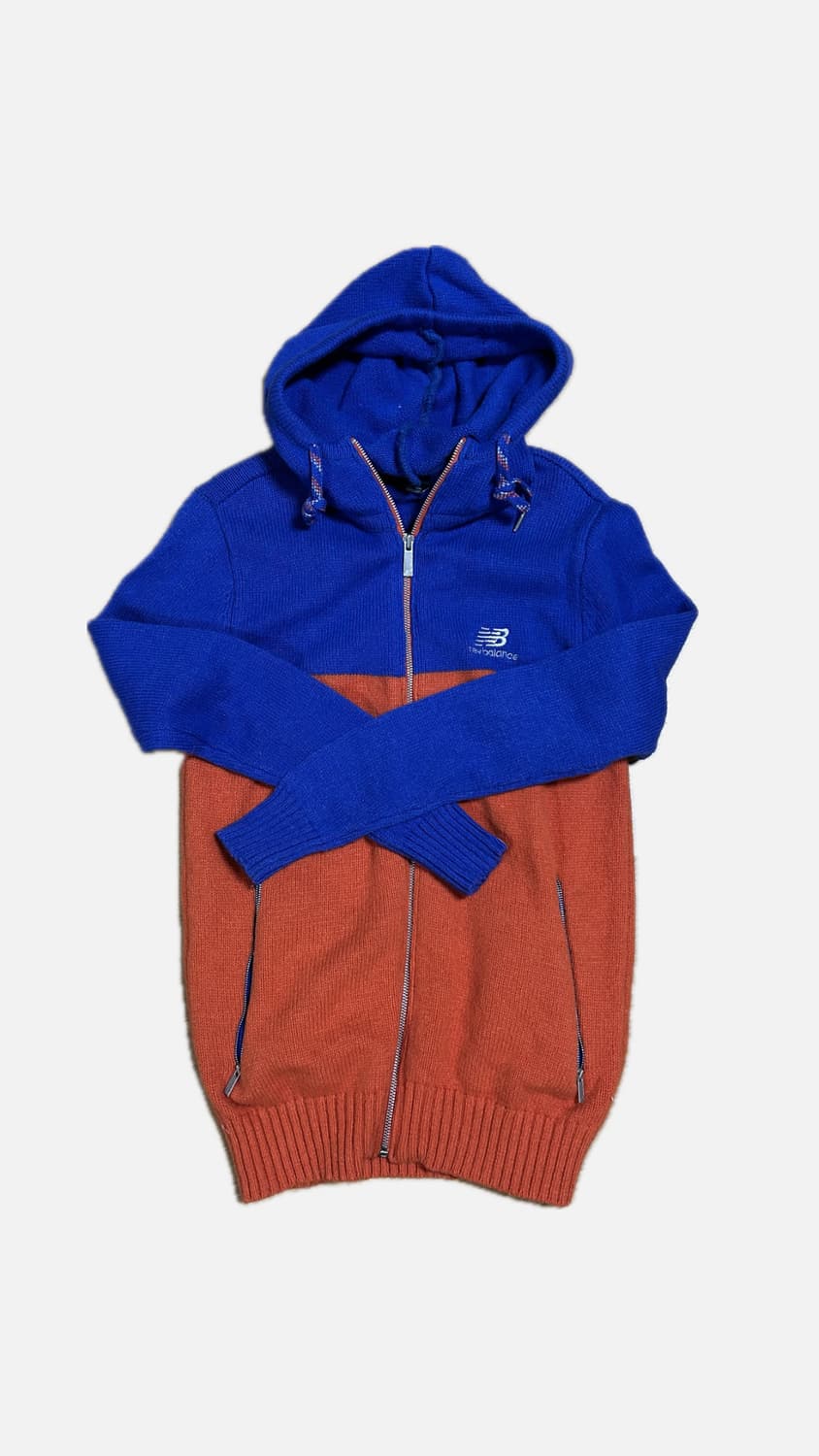 뉴발란스 후드 니트 집업 상품이미지1