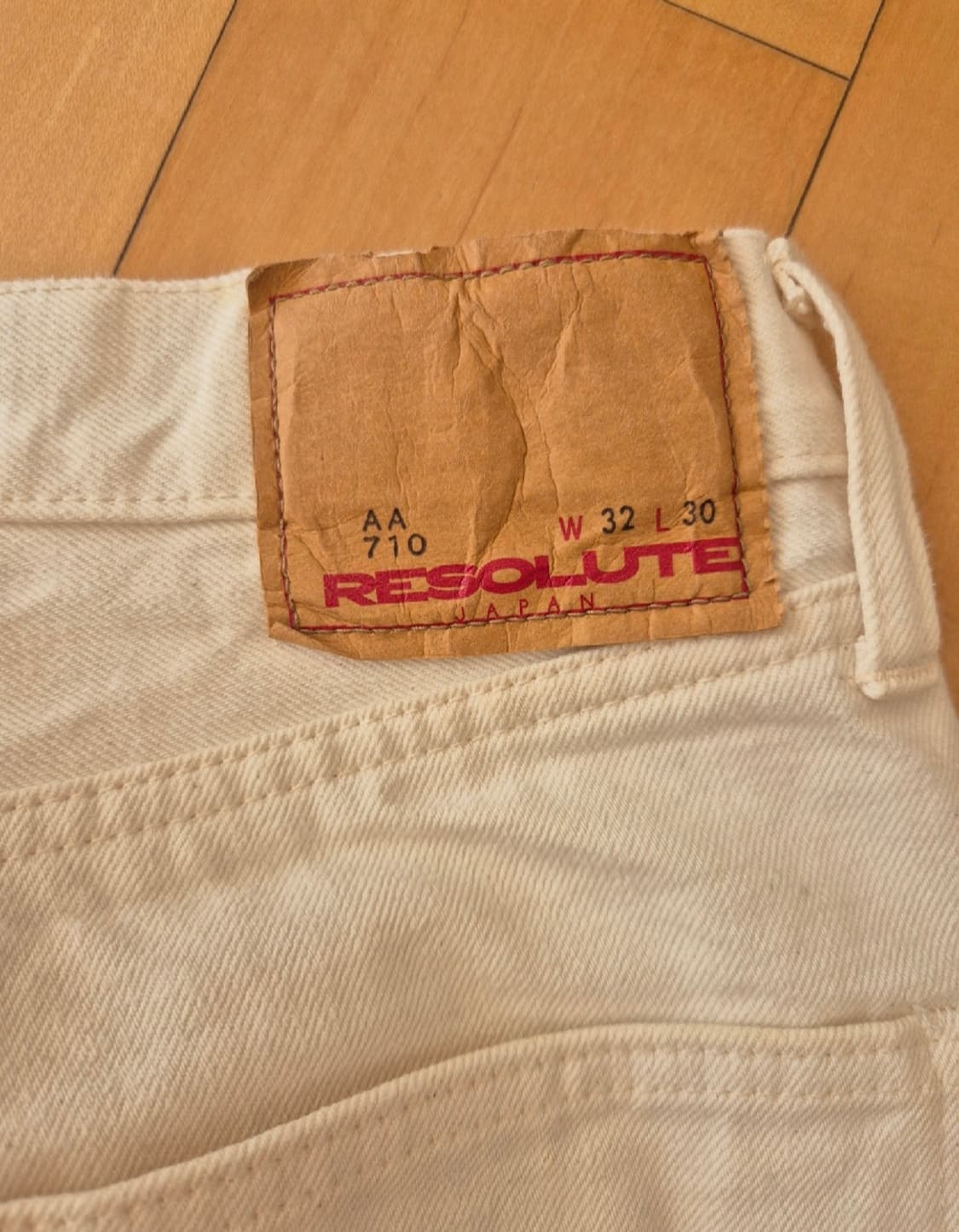레졸루트 710 에크루 데님 W32 L30 상품이미지2
