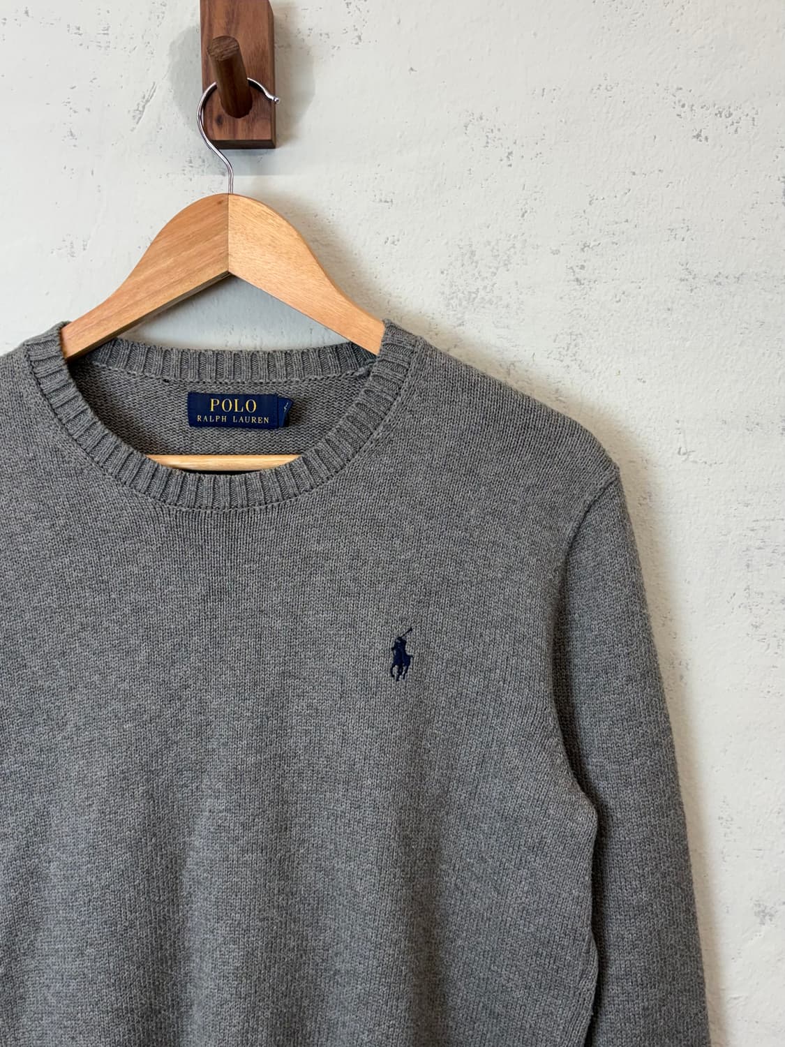폴로랄프로렌 코튼 니트 그레이 상품이미지2