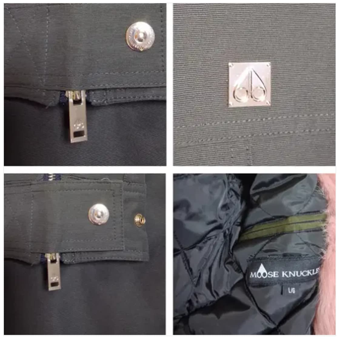 무스너클 여자 스텔라 핑크퍼 여우털 핑크 한국명품감정원 감정서 상품이미지10