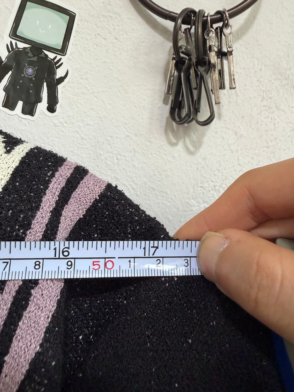 케이엔드 Kndw. 폴리에스터 100% 반팔 집업 니트 (L) 상품이미지6