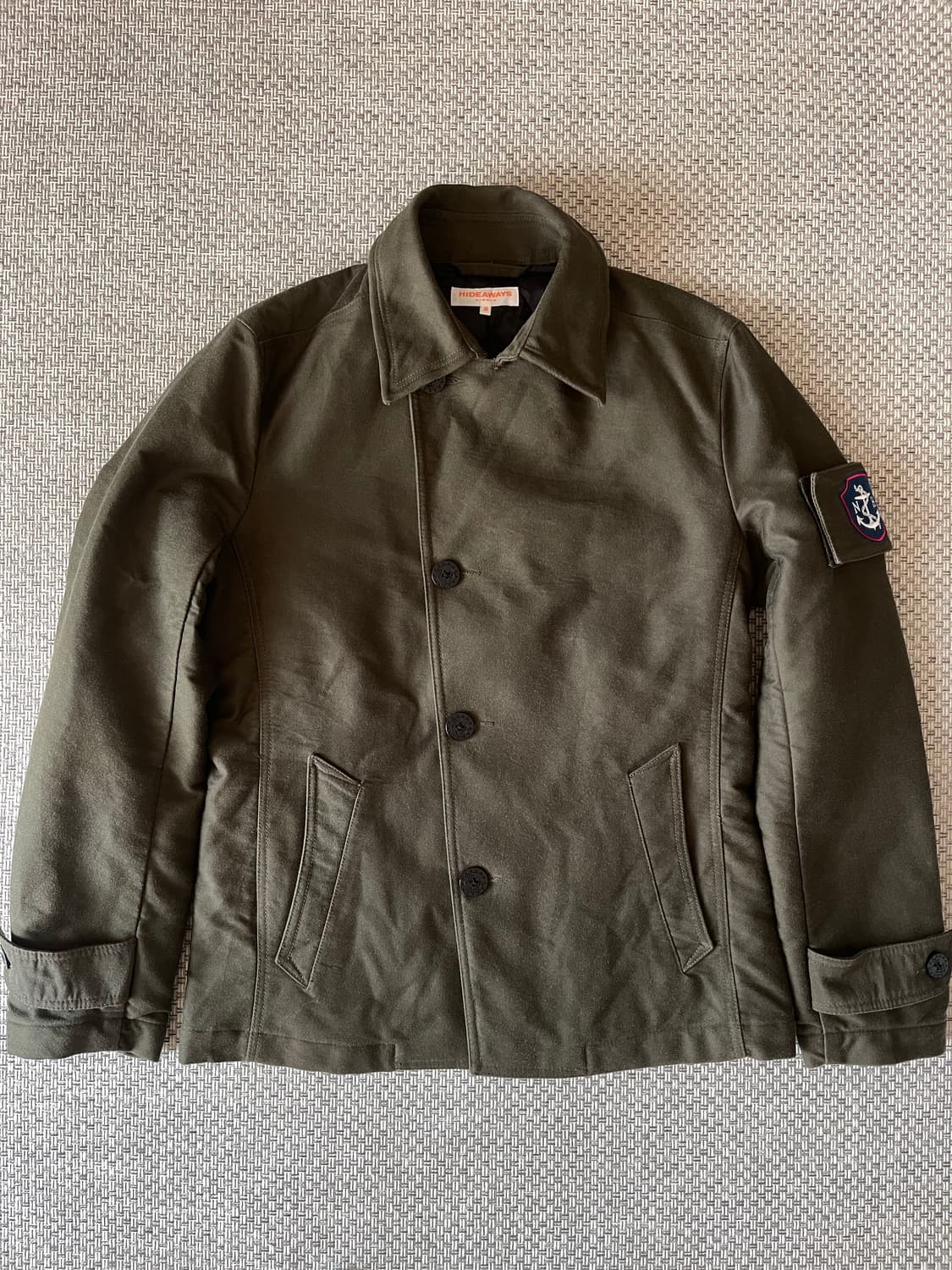 HIDE AWAYS NICOLE 올리브 밀리터리 자켓 M 상품이미지1
