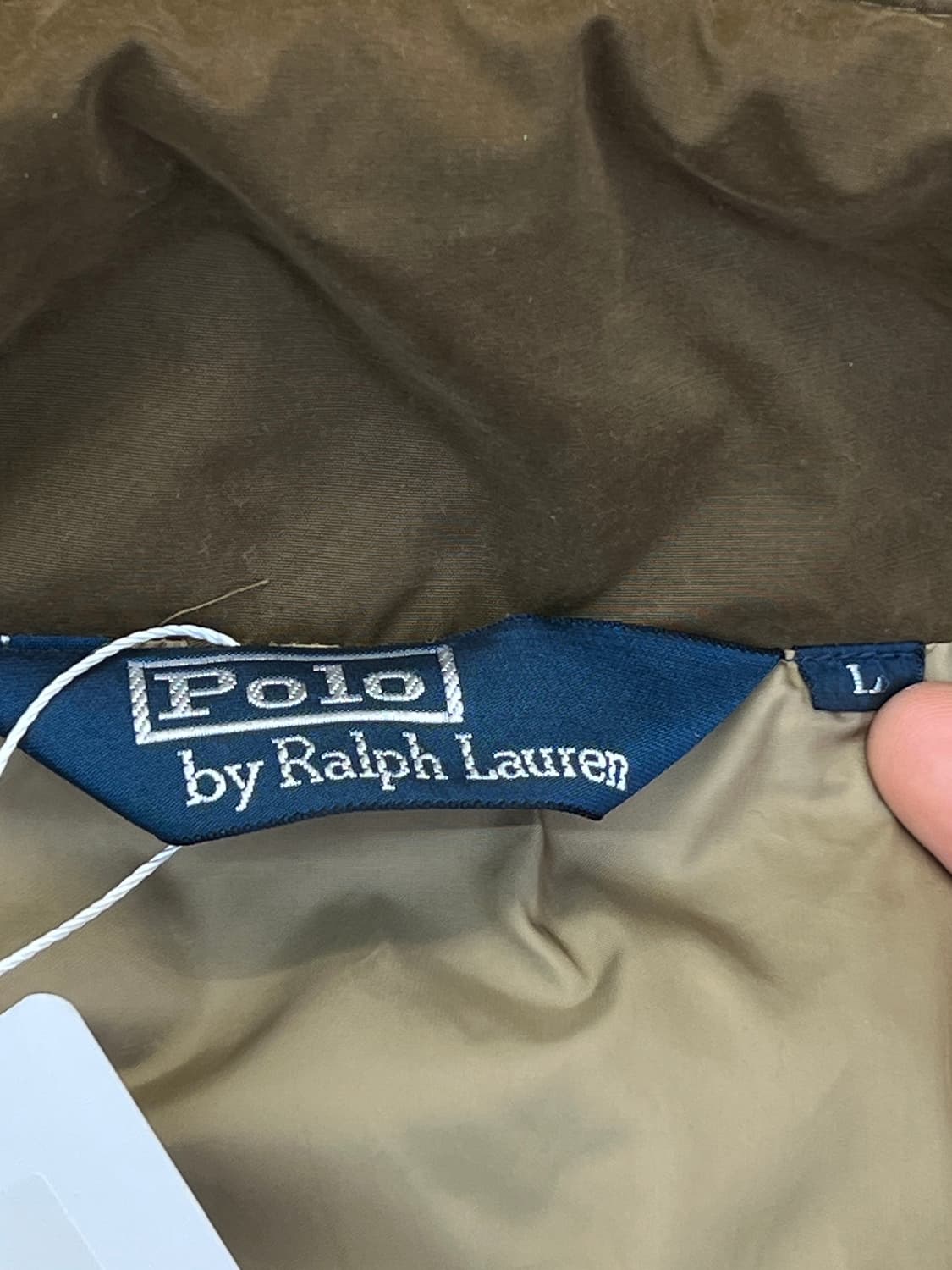 폴로랄프로렌 사선 포켓 올리브카키 자켓 상품이미지6