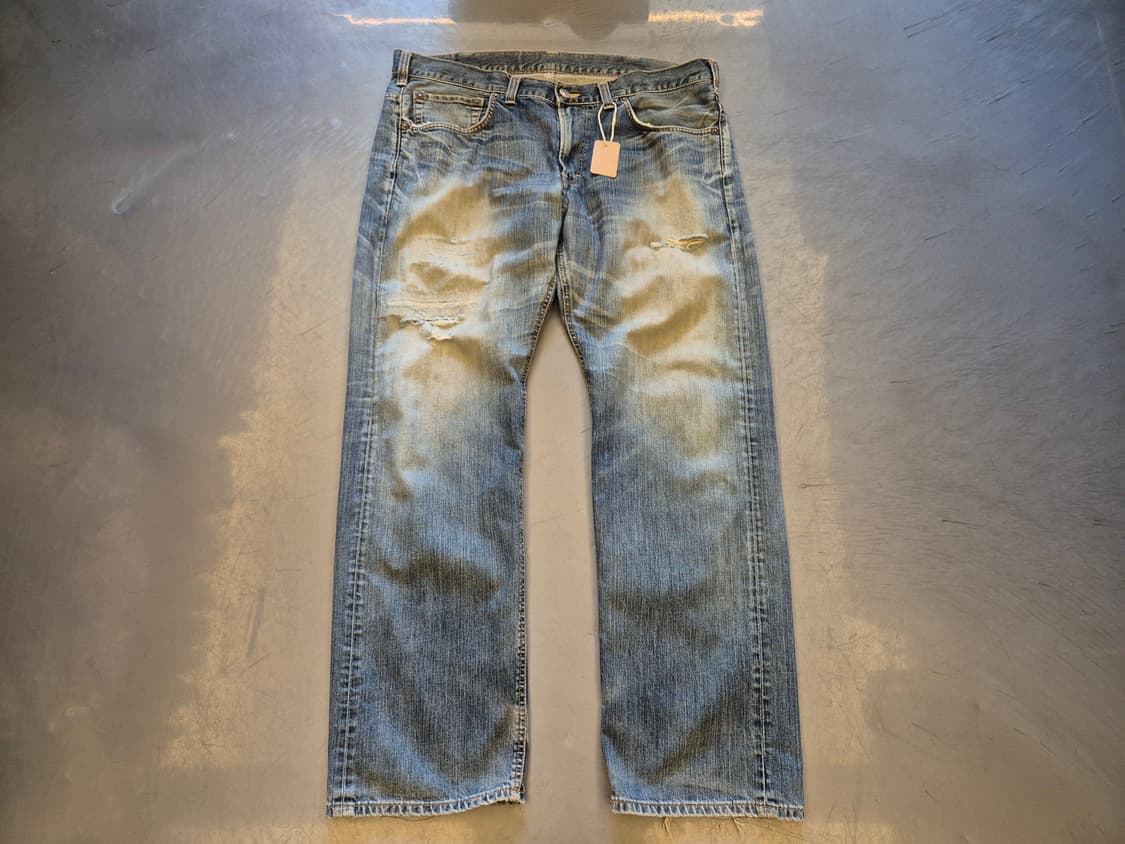 00s 에드윈 504 디스트레스드 데님 팬츠 상품이미지1