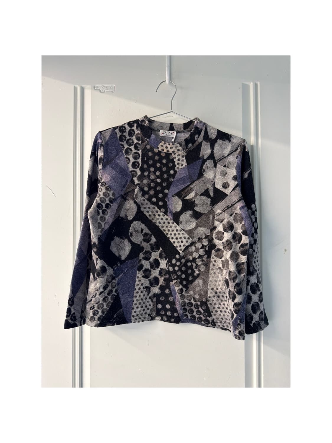 일본빈티지 모리 패턴 롱슬리브 상품이미지1