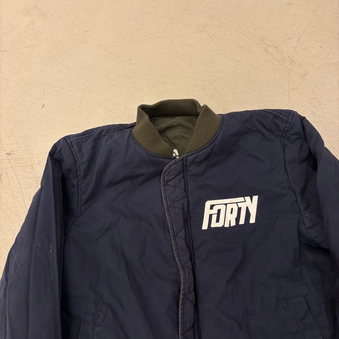 빈티지 리버시블 에어포스 프린팅 항공점퍼 상품이미지5