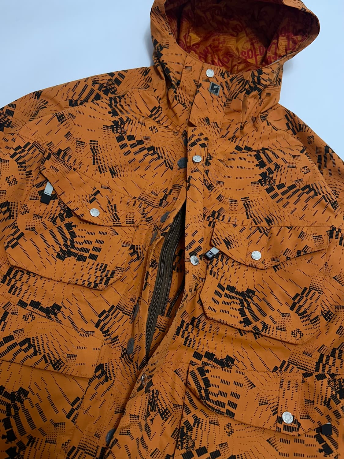 sold owt 패턴 스키복 바람막이 자켓 상품이미지5