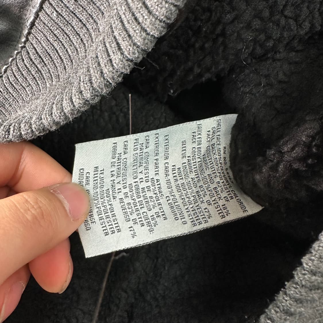 95 리바이스 00s 가죽 라이더 자켓 상품이미지5