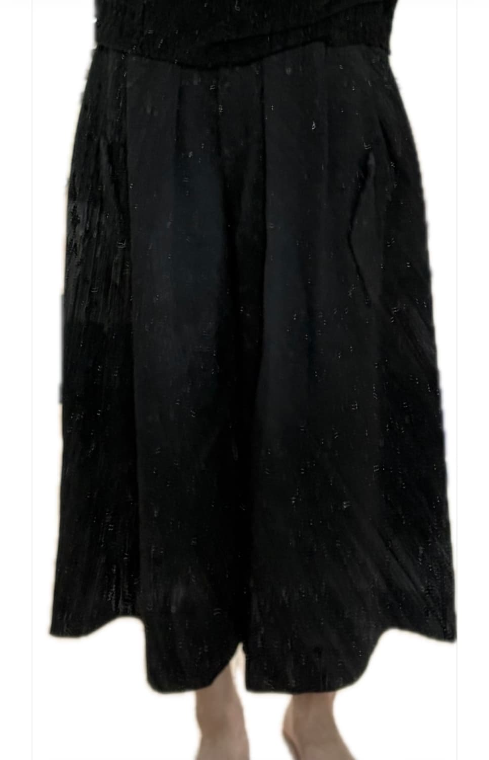 톰보이 블랙 와이드 팬츠 상품이미지6