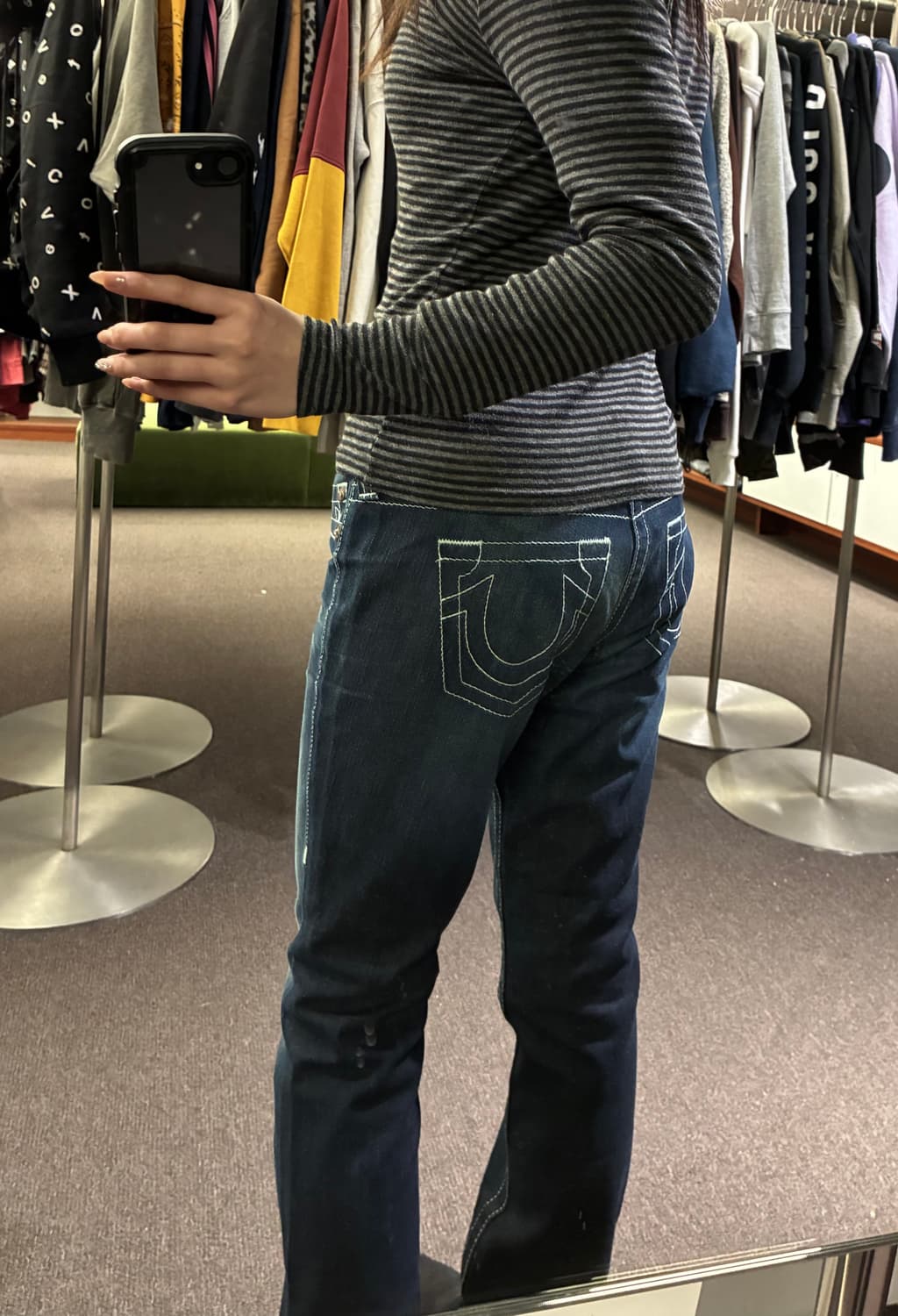 28) 트루 릴리젼 여성 부츠컷 데님팬츠 상품이미지2