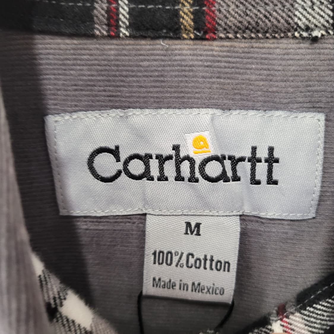 Carhartt 칼하트 코듀로이 셔츠 그레이 상품이미지4