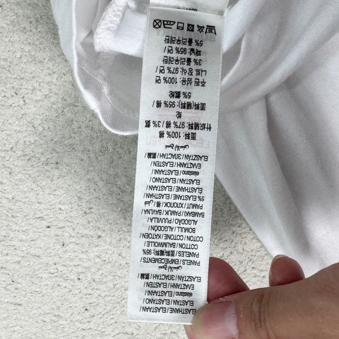 BURBERRY 주니어 체크 트리밍 코튼 반팔 티 12Y 152cm 상품이미지9
