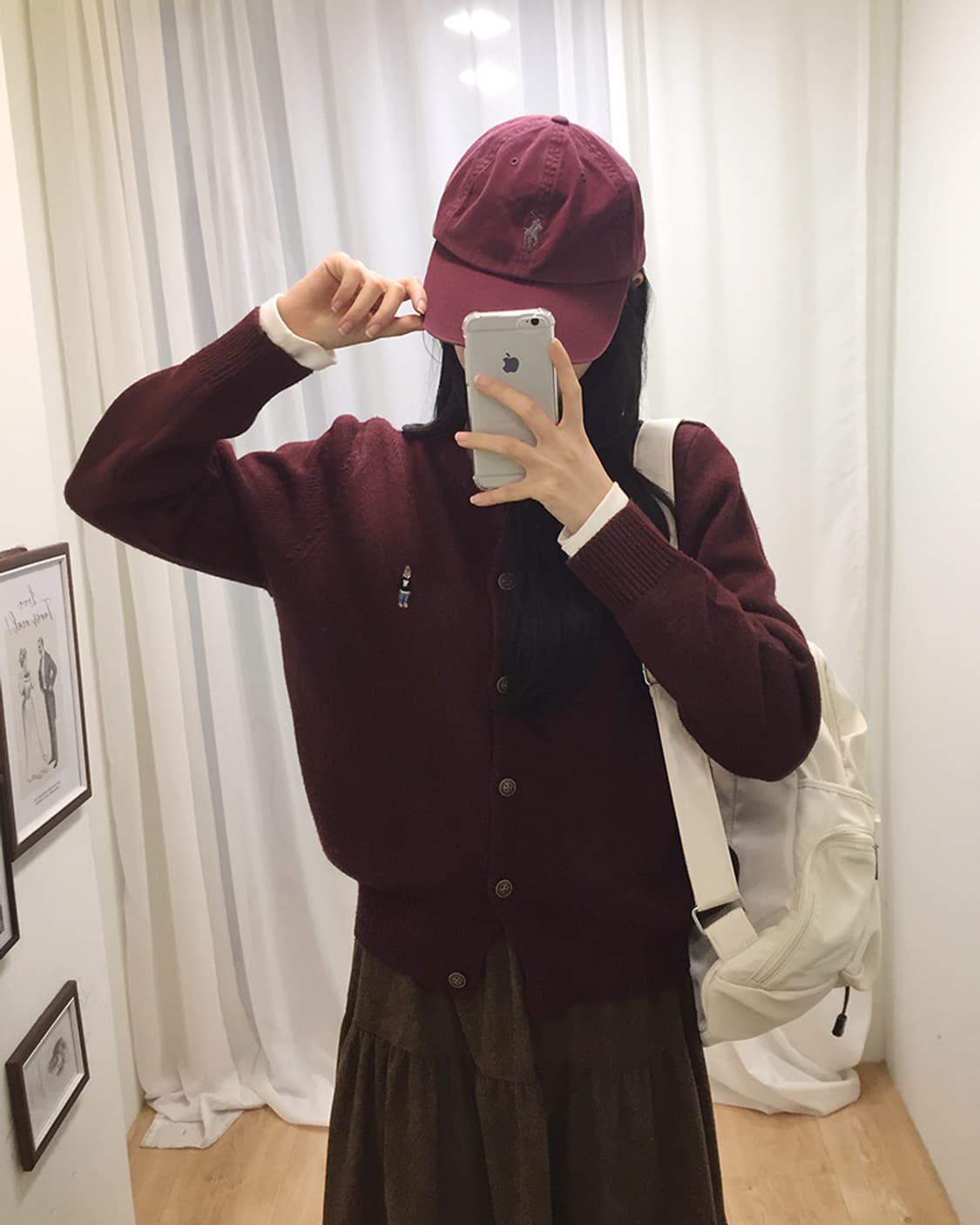 Women WHO.A.U Knit Cardigan S 상품이미지3