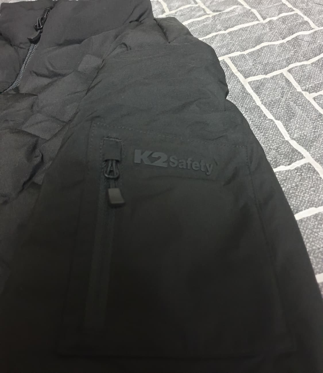 K2세이프티 퀄팅 경량패딩 블랙 (S) 상품이미지2