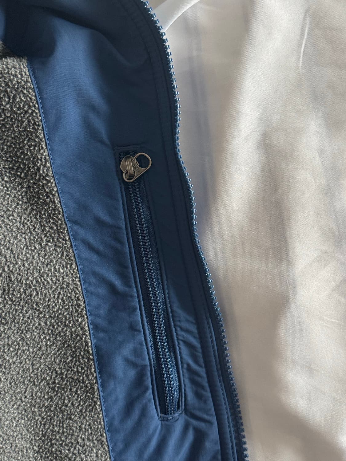 [L] 00s 엘엘빈 ll bean 웜업 자켓 다크블루 상품이미지6