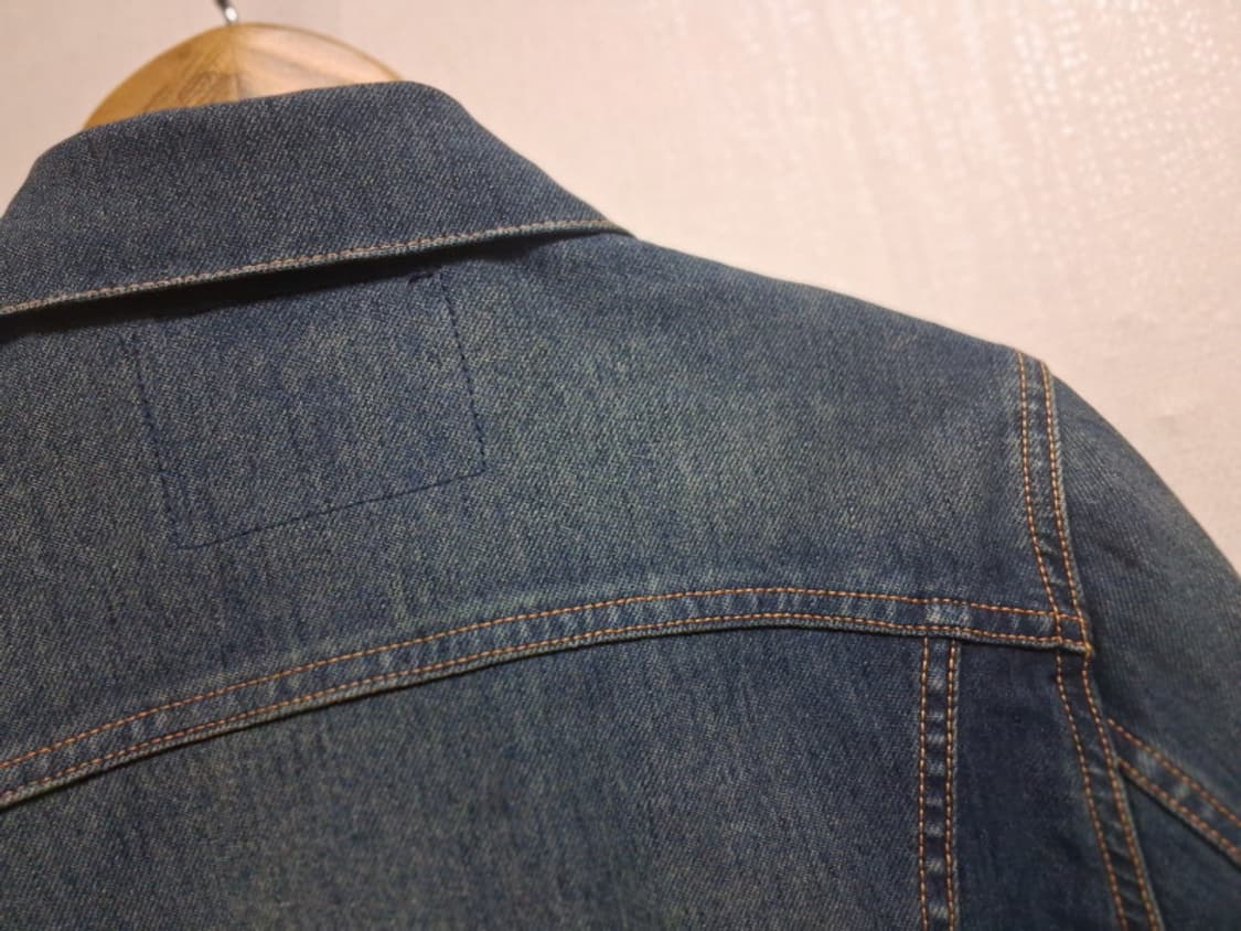 일본판 에드윈 데님청쟈켓 다크블루워싱 져지데님 90 95  상품이미지6