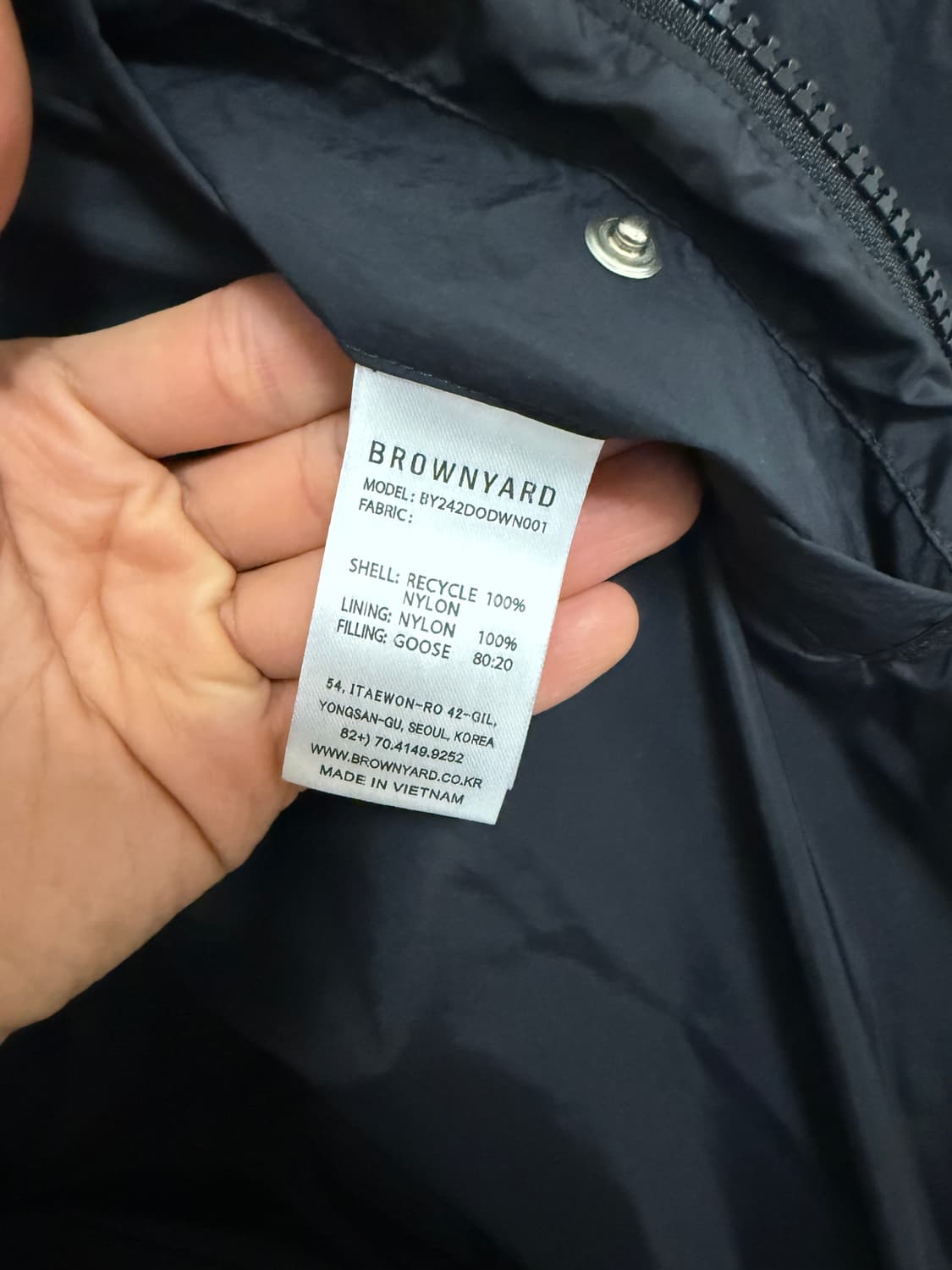 브라운야드 푸퍼다운 5사이즈 상품이미지4