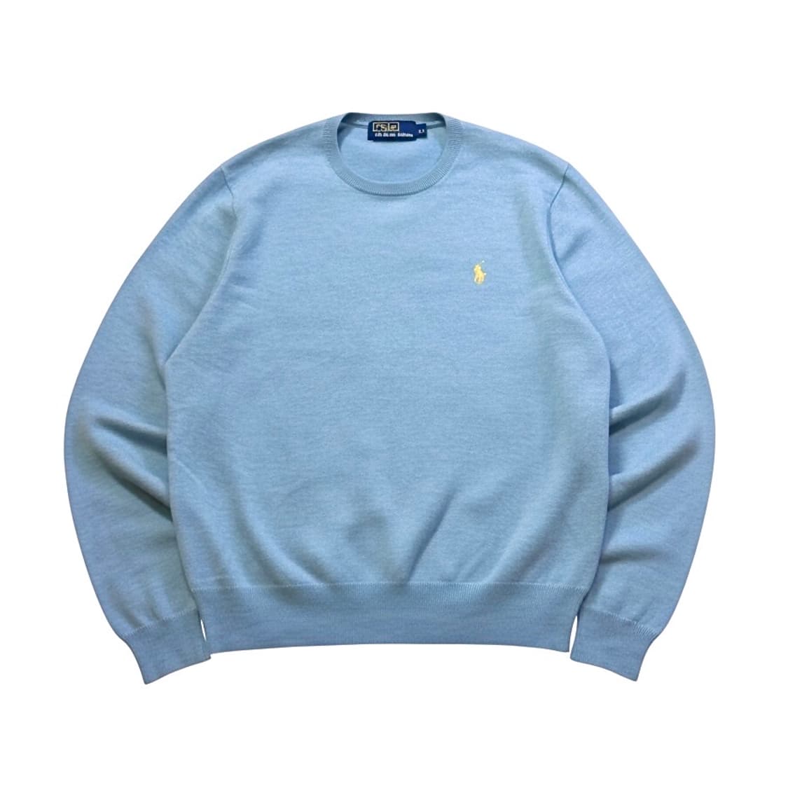 폴로 랄프 로렌 스카이블루 메리노 울 니트 스웨터 상품이미지1