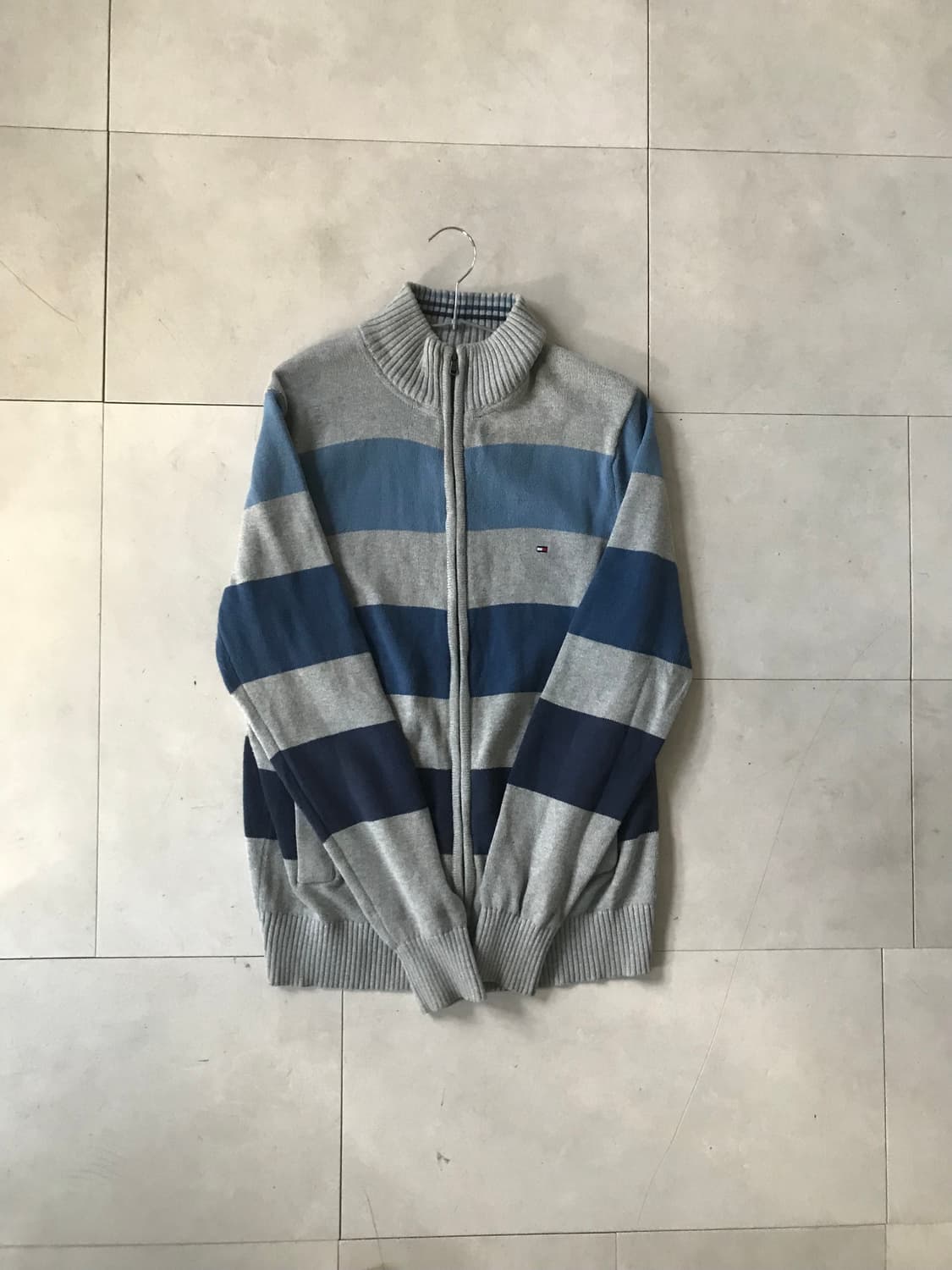 타미힐피거 스트라이프 니트집업 상품이미지6