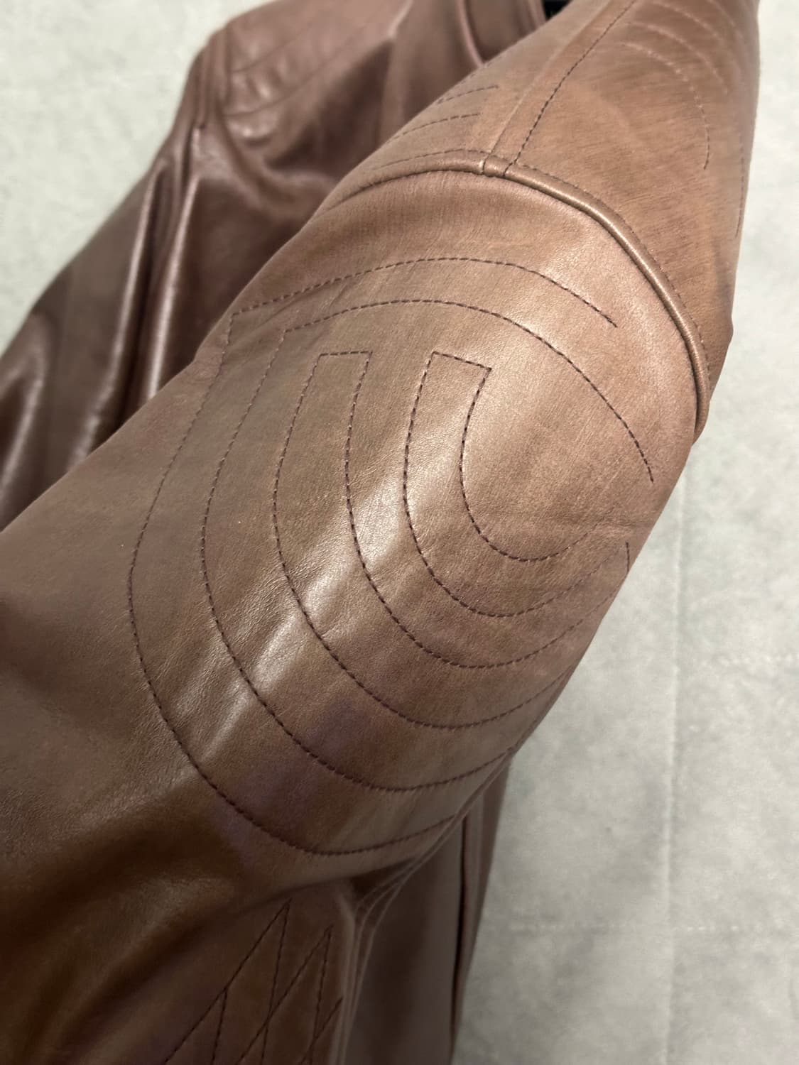 (M) 앤더슨벨 바이커 레더 자켓 상품이미지5