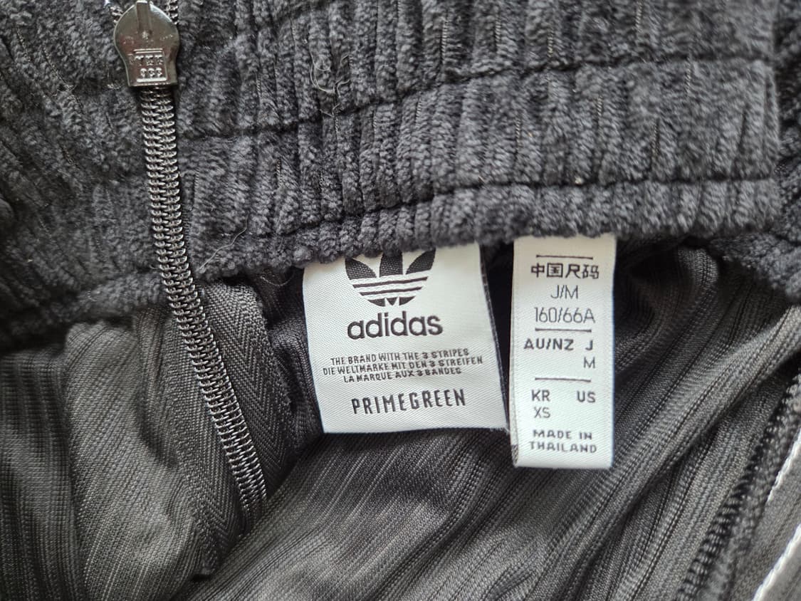 아디다스 코듀로이 블랙 부츠컷 트랙 팬츠 XS 상품이미지7